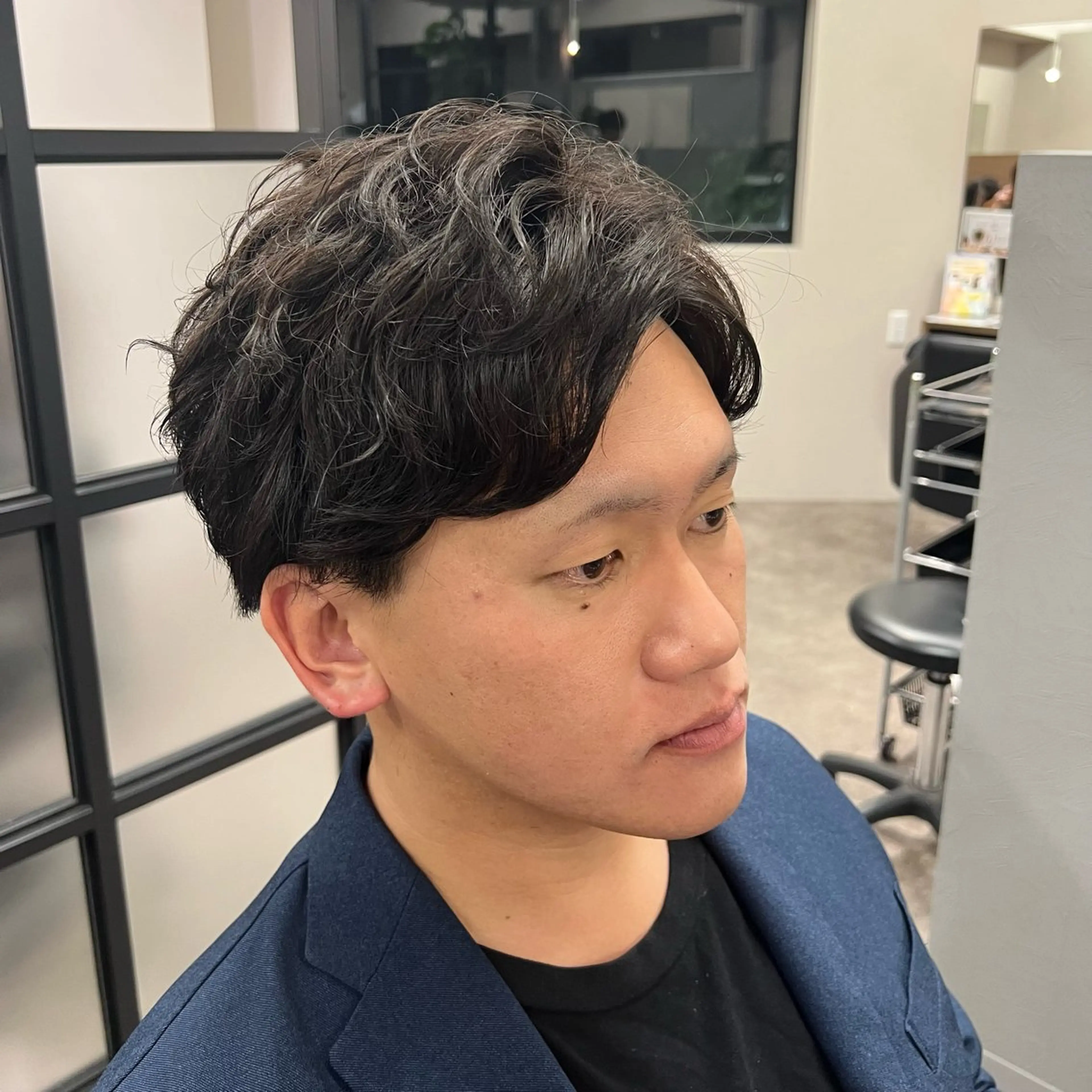 【メンズ限定✂︎】骨格、顔型診断付き/カット＋パーマ🌱の写真