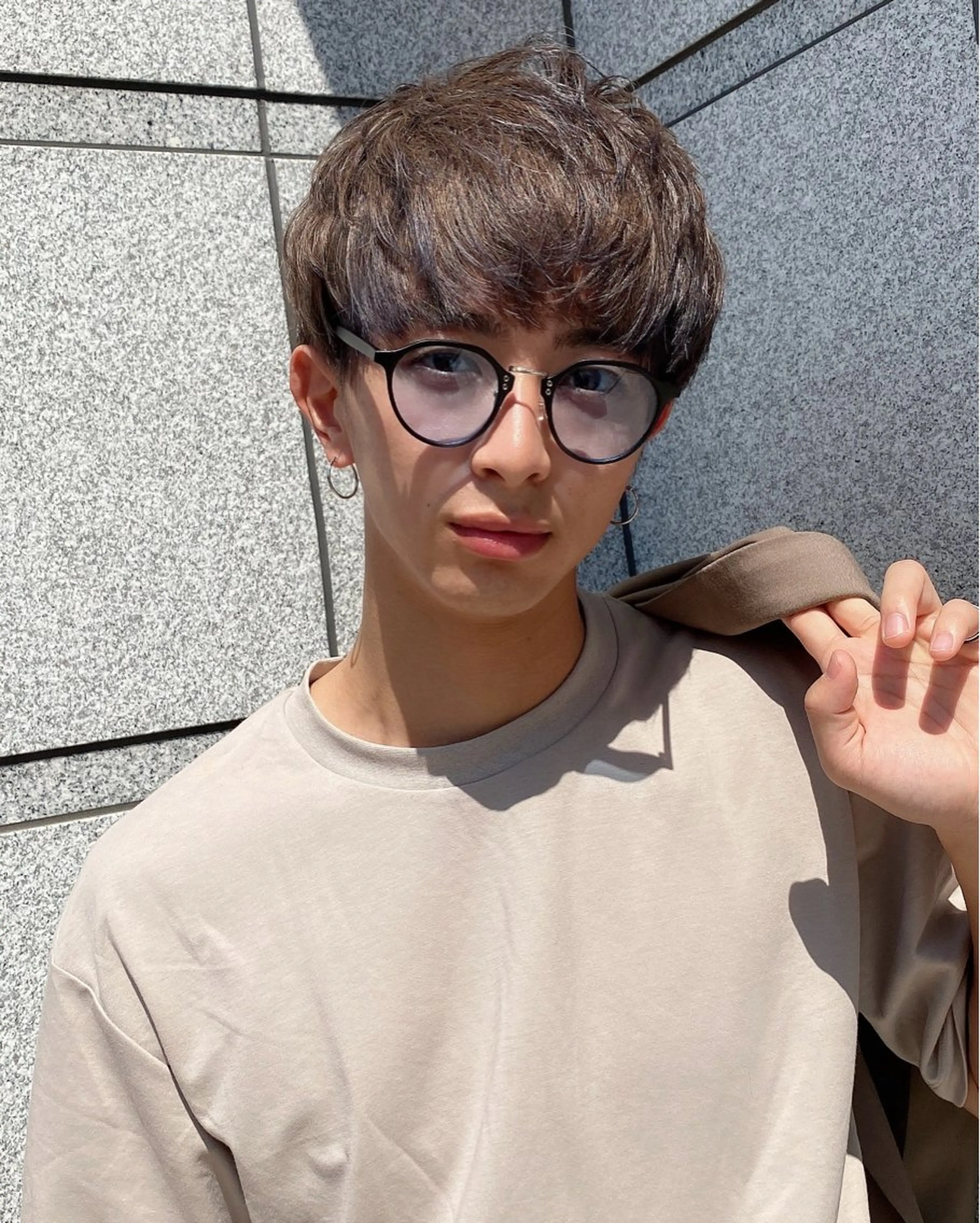 メンズ マッシュ メンズパーマ ボブ・レイヤー・縮毛 /内藤康太のヘアスタイル