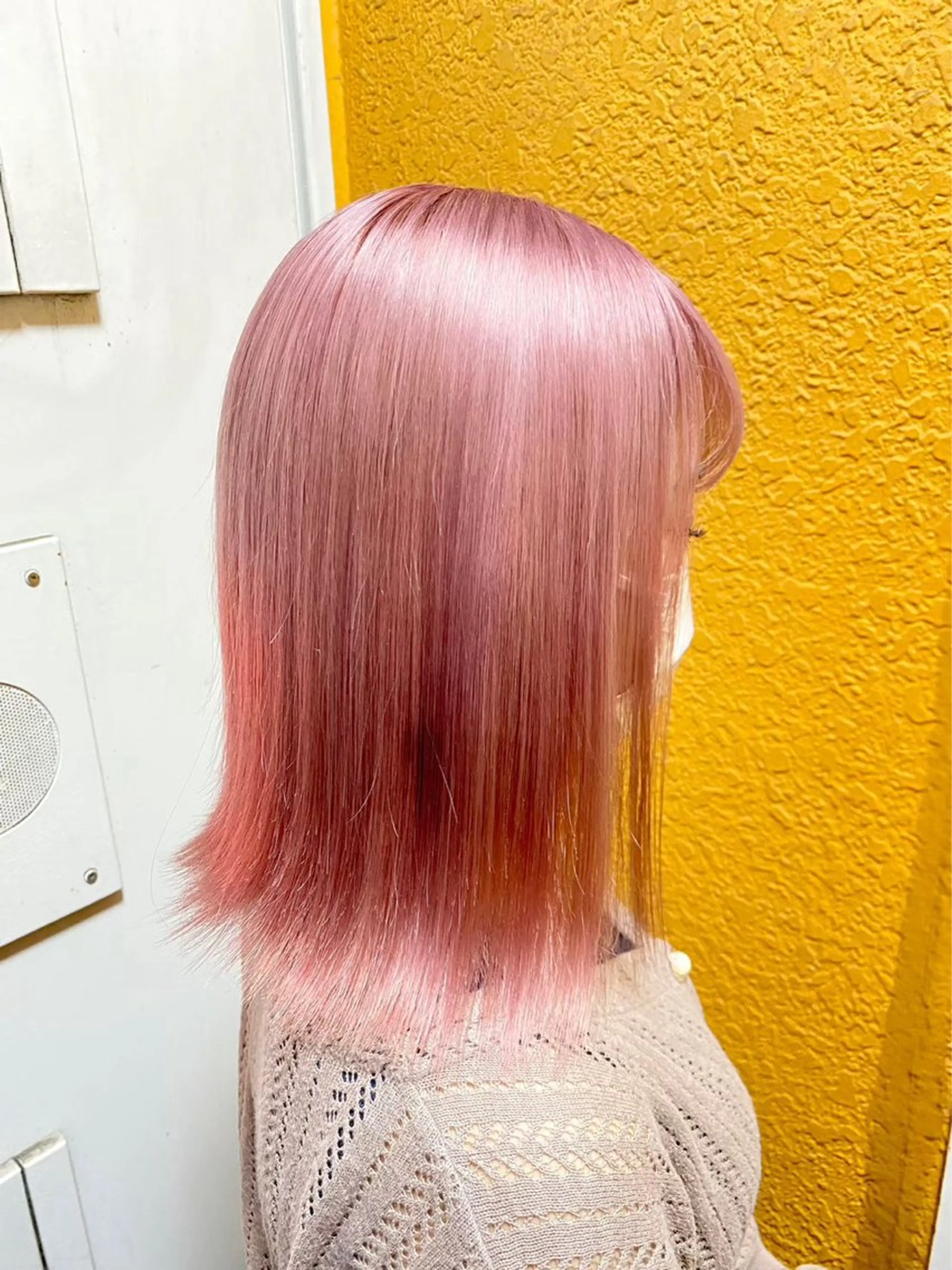 セミロング カラー ヘアカラー トリートメント 髪質改善 /美髪矯正🫧ゆたかのヘアスタイル