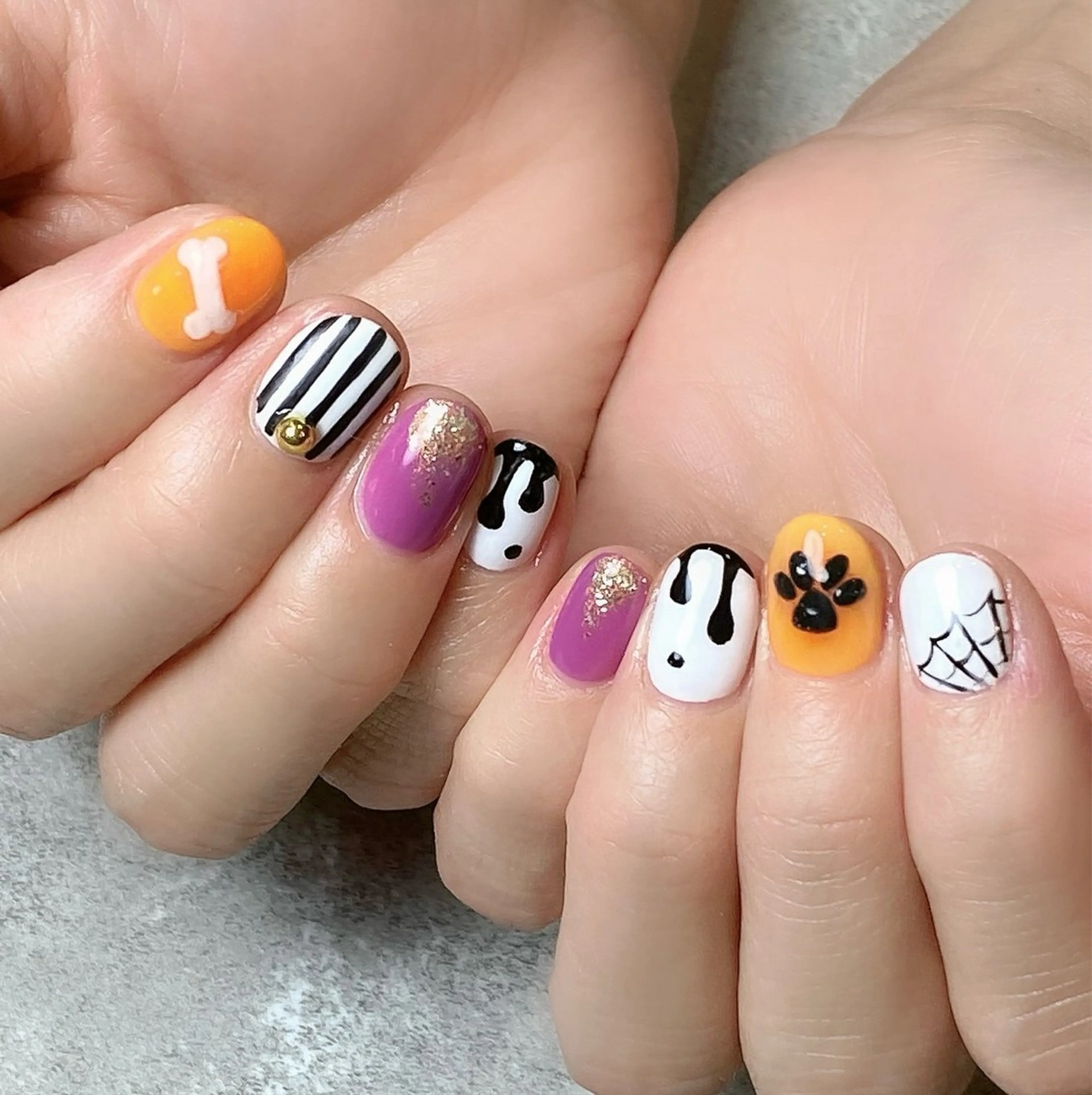 ネイル ハロウィン ハンドネイル Narumi nailのネイルデザイン