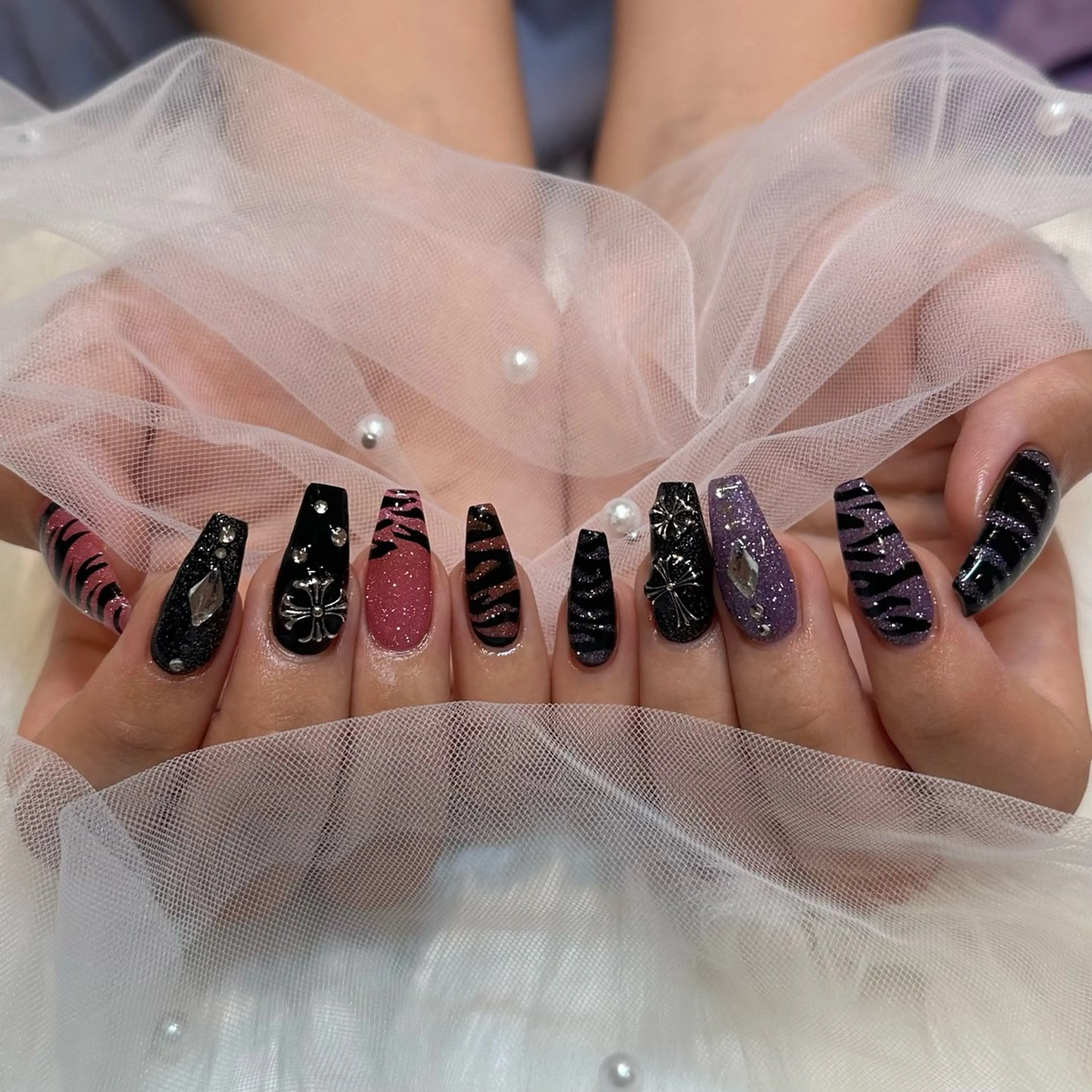 ネイル ハンドネイル She nail studio 原宿店所属・いいだえみ ୨୧ᵕ̤ᴗᵕ̤)のネイルデザイン