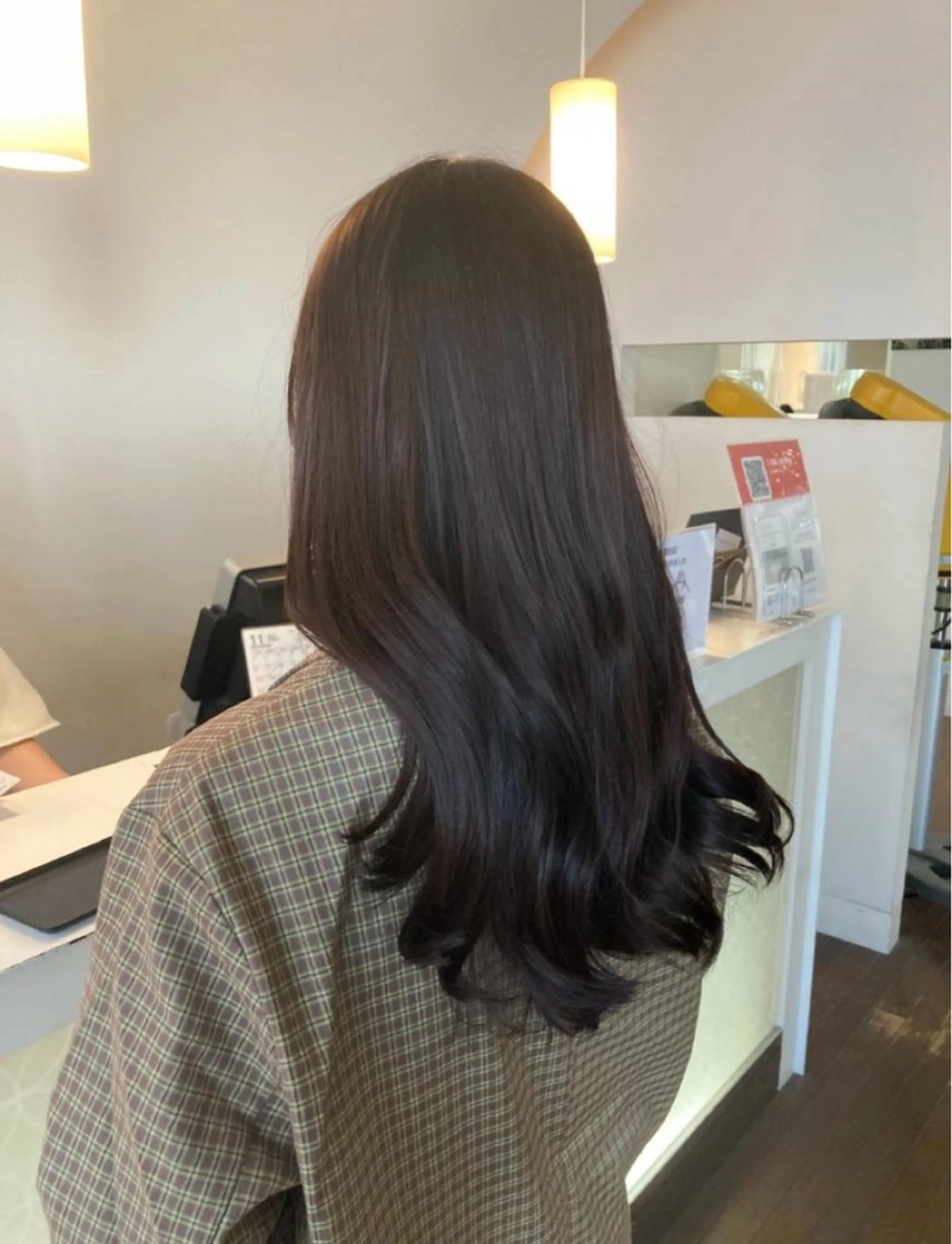 カラー 透明感カラー ヘアカラー トリートメント 梅田 ワンカラー Ririaのヘアスタイル