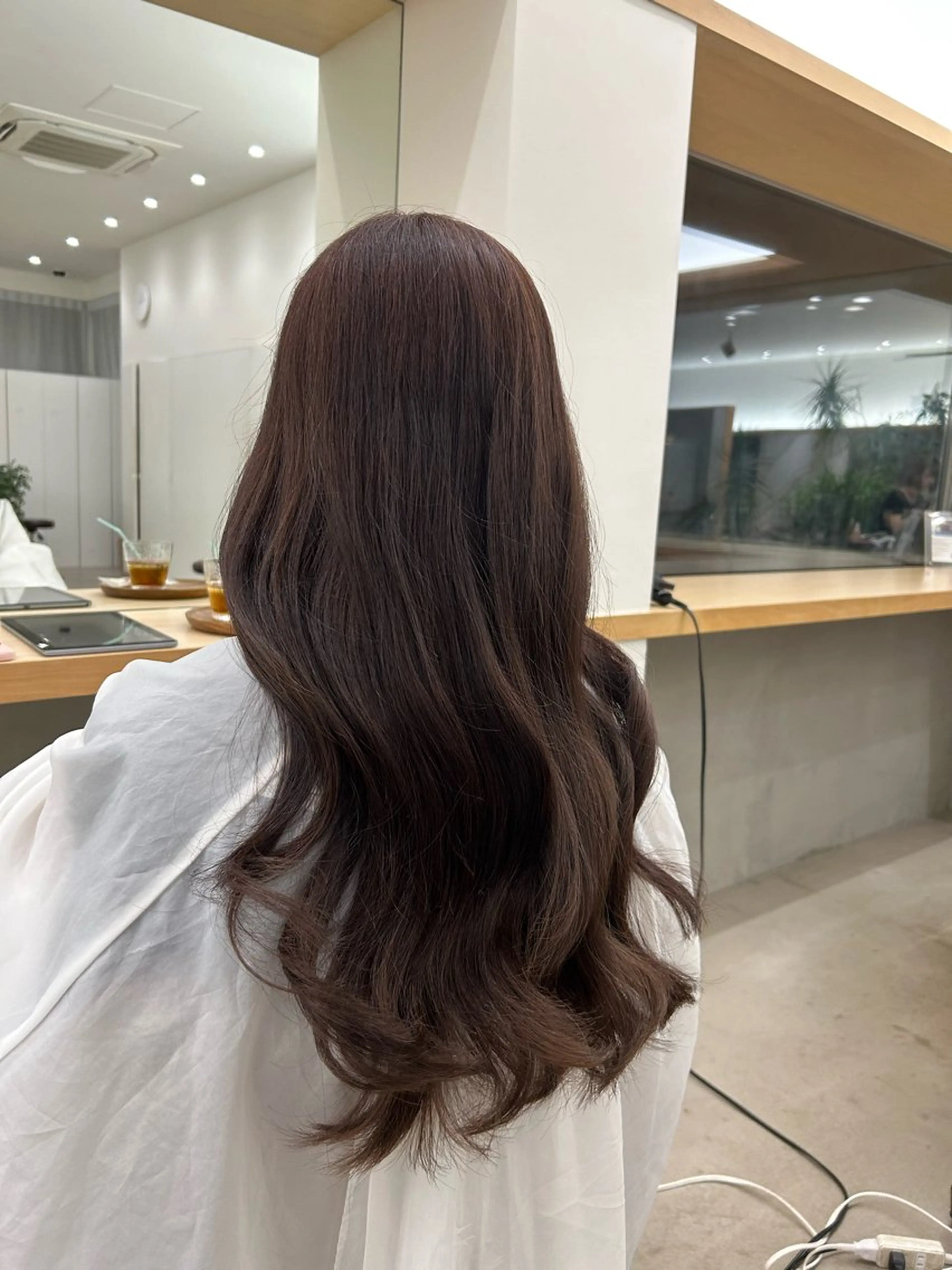 ロング カラー ラベンダーカラー ロング つくばUtooe's 石田桃花のヘアスタイル