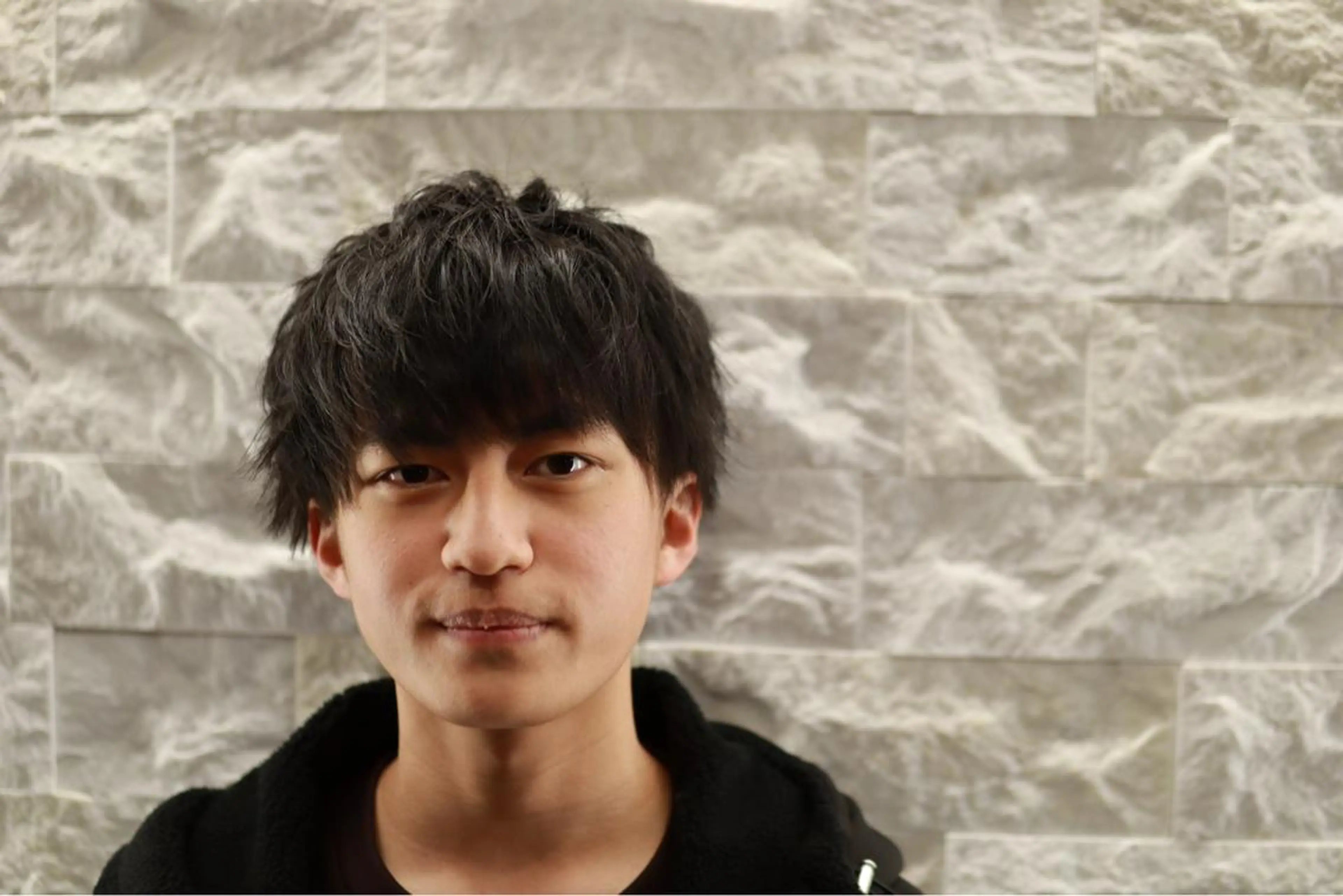 ショート メンズ マッシュ メンズパーマ カット 福留 叶太のヘアスタイル