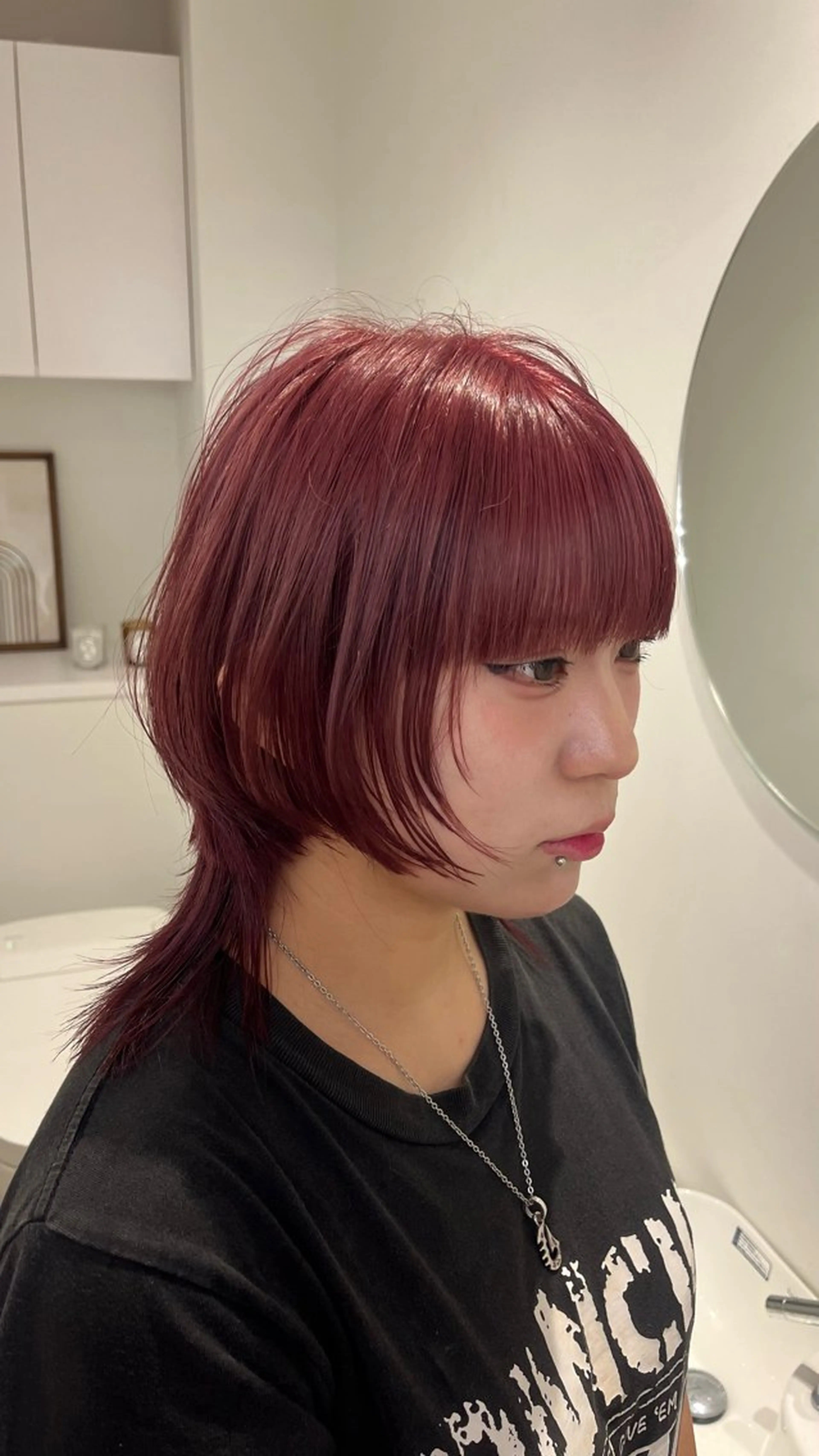 mina★ボブcut 透明感color🥣のヘアスタイル