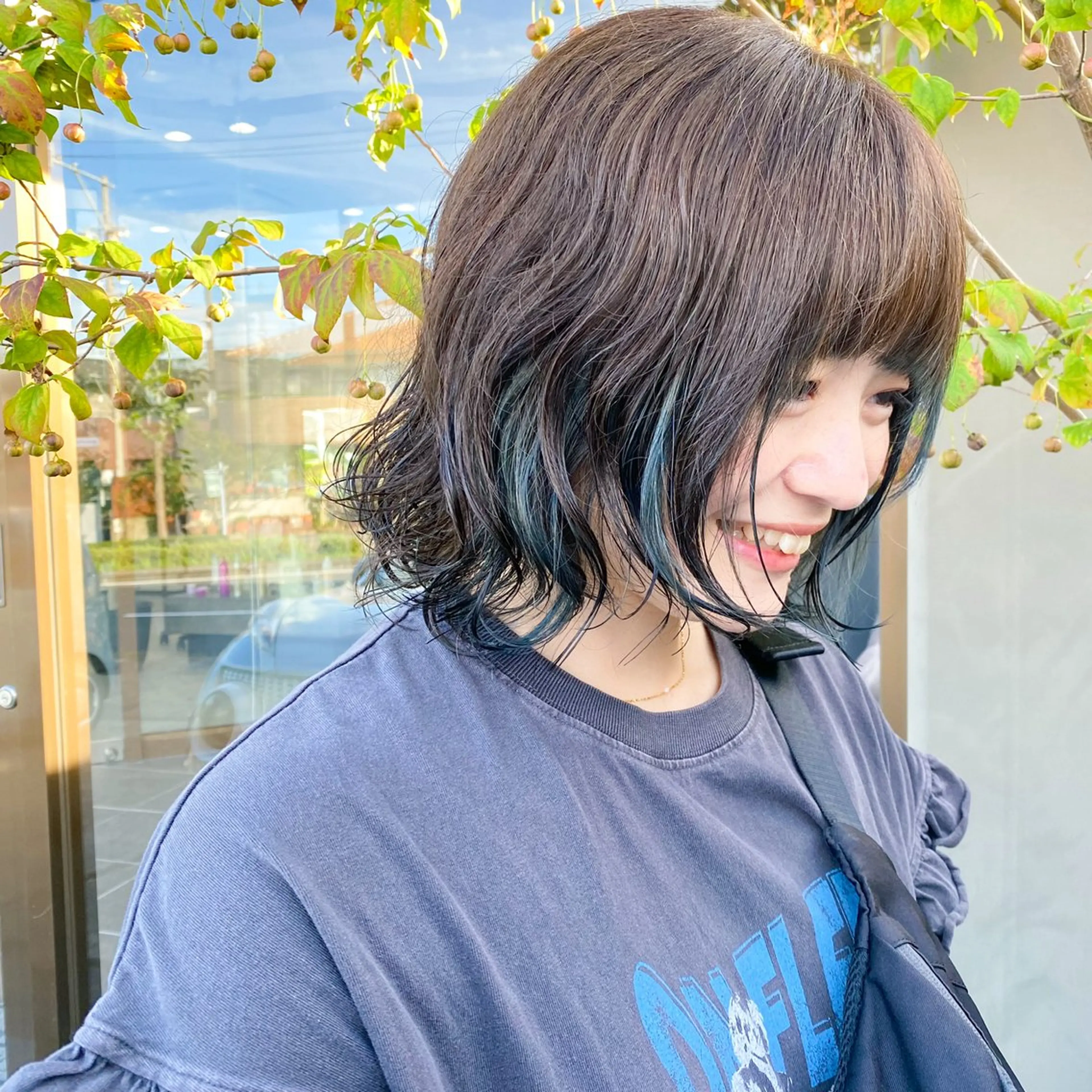 ミディアム カラー パーマ カット パーマ CIEN white所属・パーマモデル募集中 渥美翔人のヘアスタイル