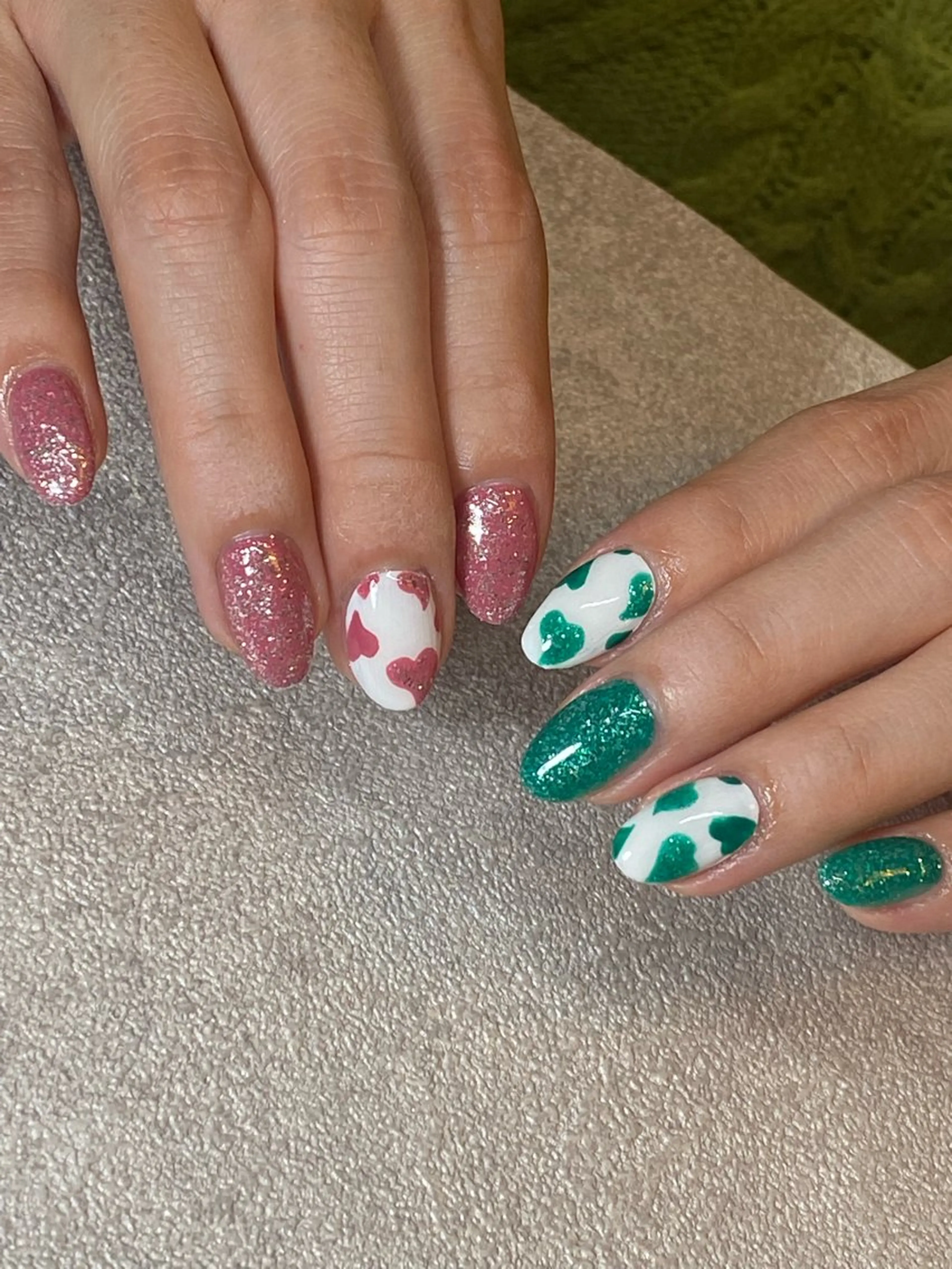ネイル ハート ハンドネイル a... nailのネイルデザイン