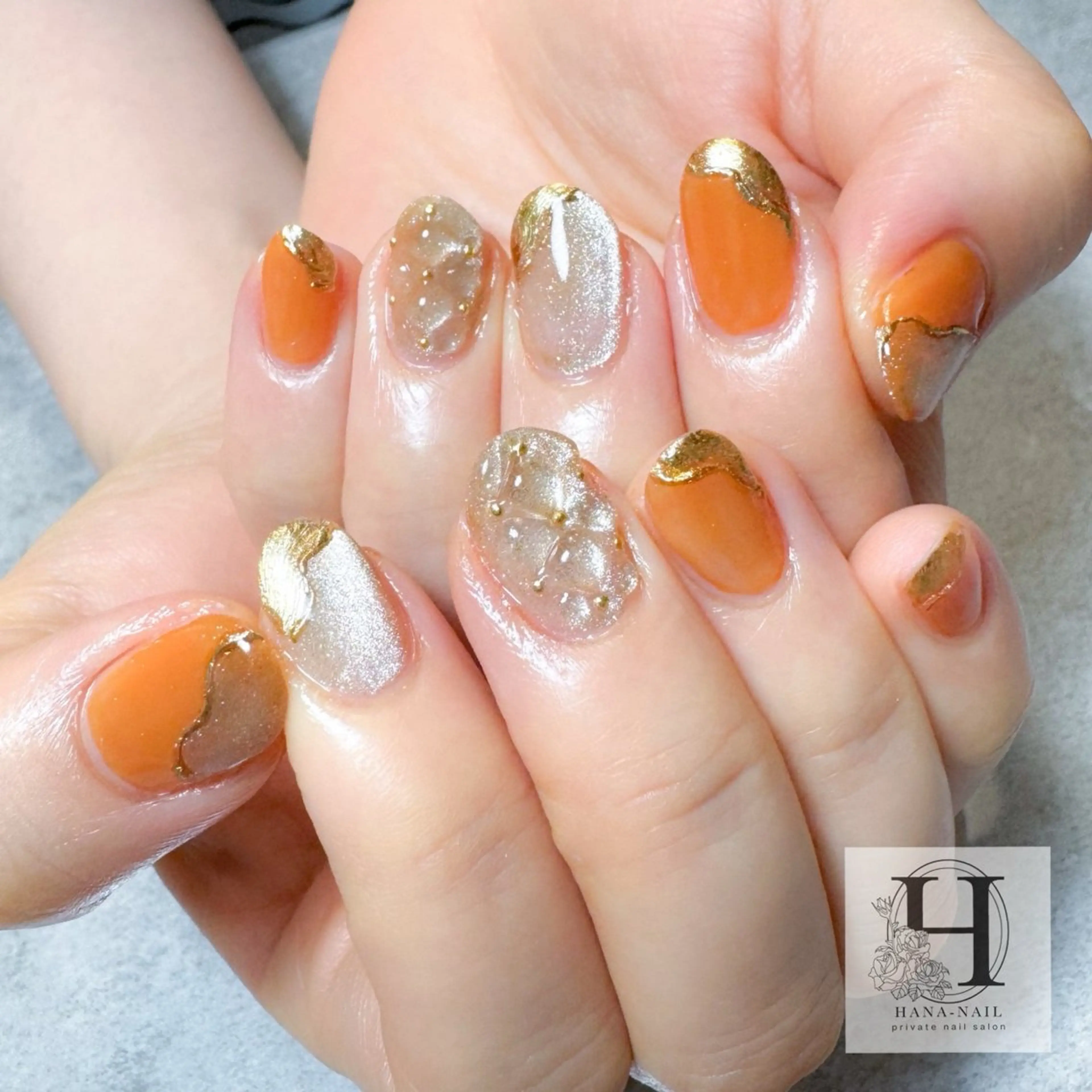 ネイル HANA-NAILハナネイル福山所属・Kao hana-nailのネイルデザイン