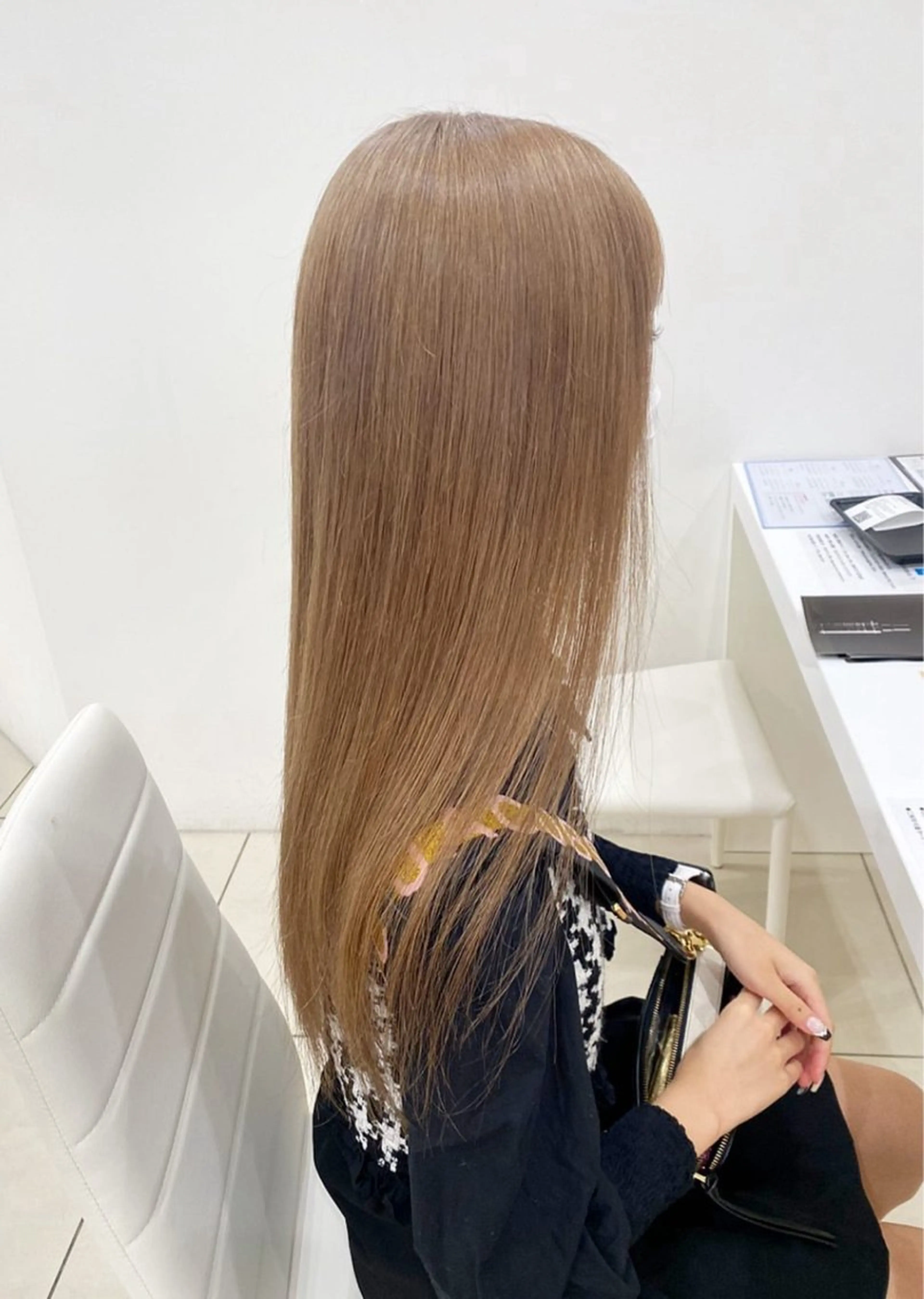 ロング カラー カット ヘアカラー トリートメント ボブ、韓国特化 ✨中野悠のヘアスタイル