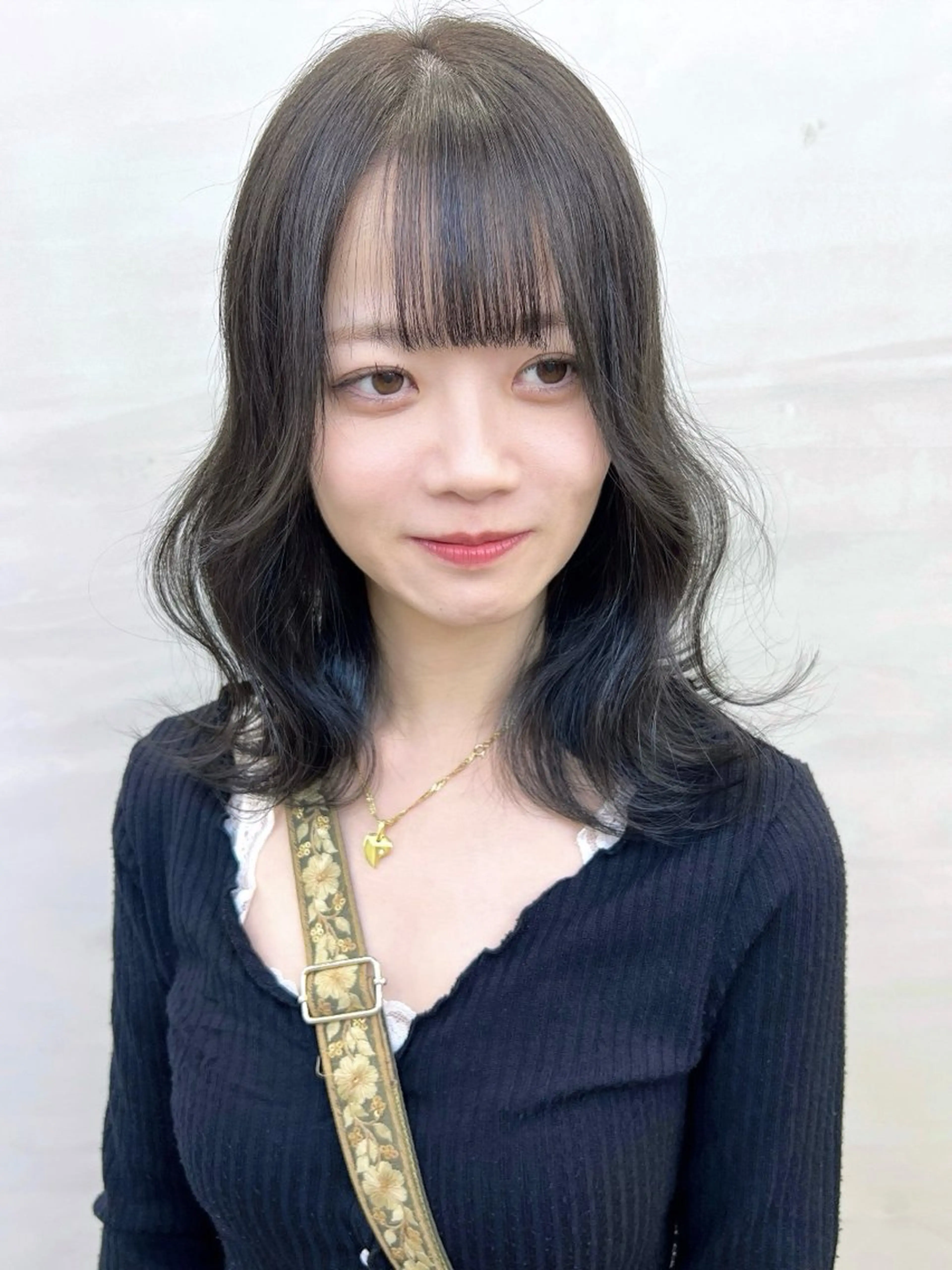 ミディアム カラー ブラウンカラー カット ヘアカラー トリートメント 艶カラー/髪質改善/ 縮毛矯正/池袋/千葉のヘアスタイル