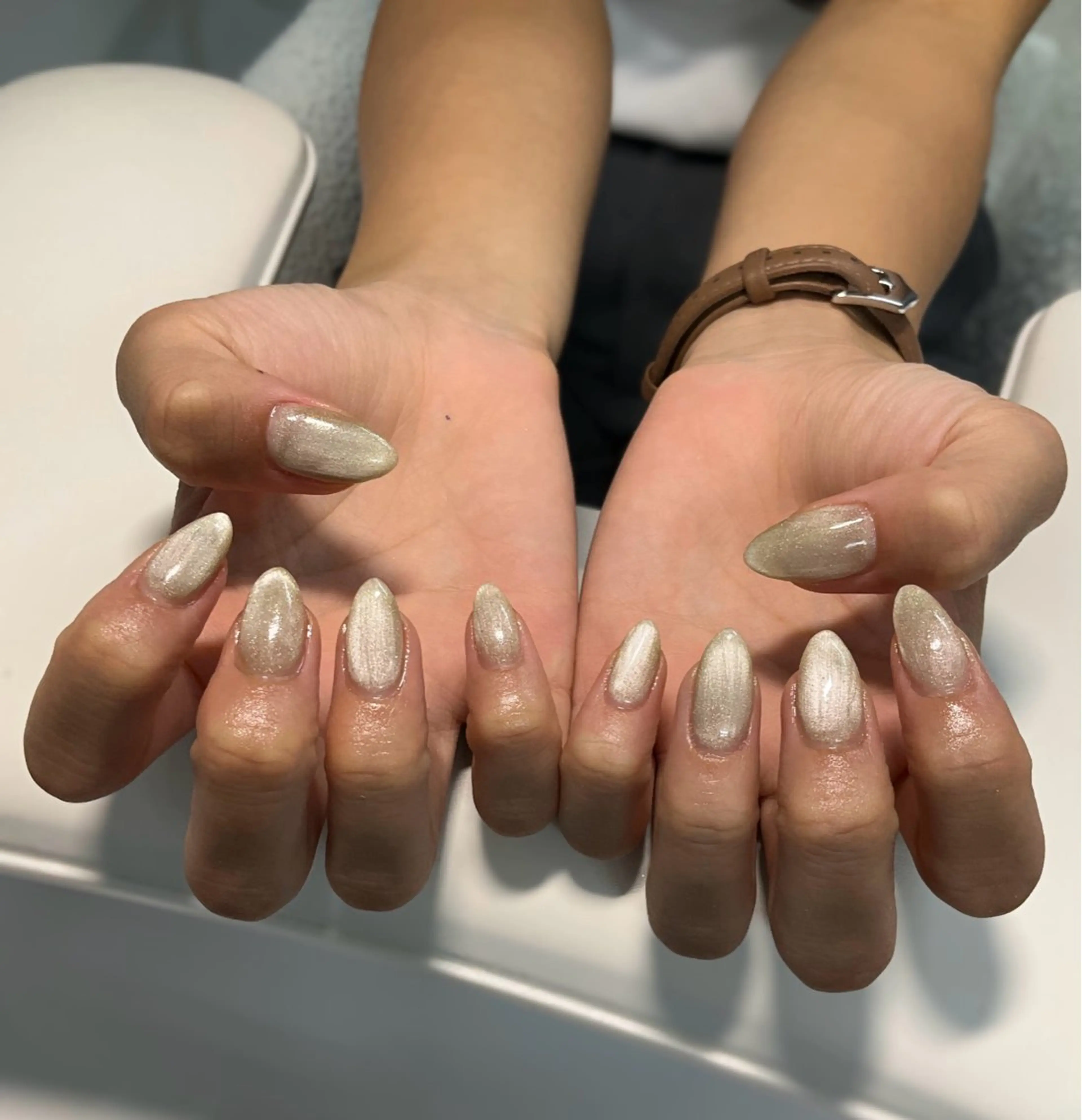 【ハンドネイル(オフ込)】シンプルネイル(ワンカラーorグラデ)の写真