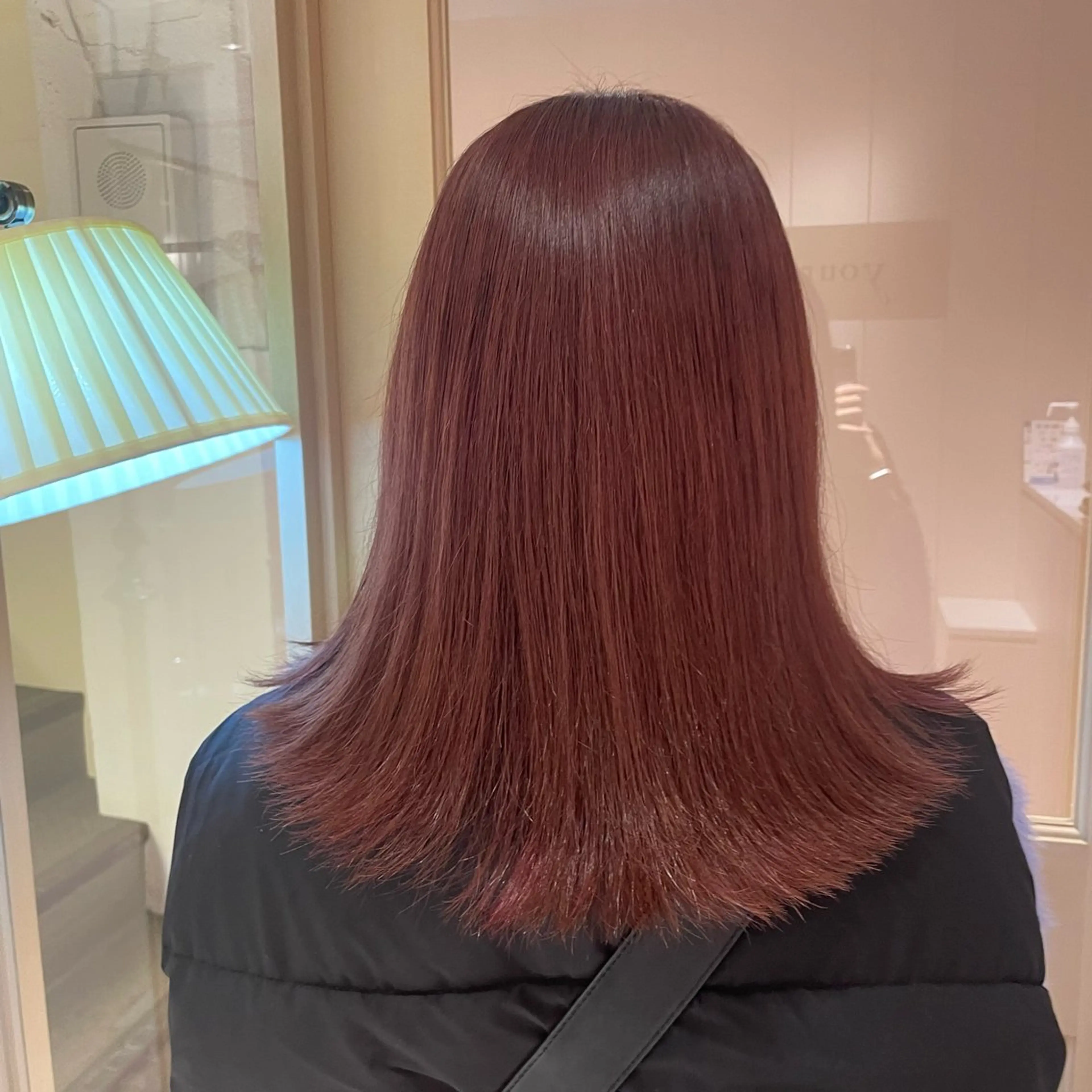 ミディアム ヘアカラー トリートメント ヘッドスパ マホ/日吉/髪質改善 /レイヤー/ガーリーのヘアスタイル