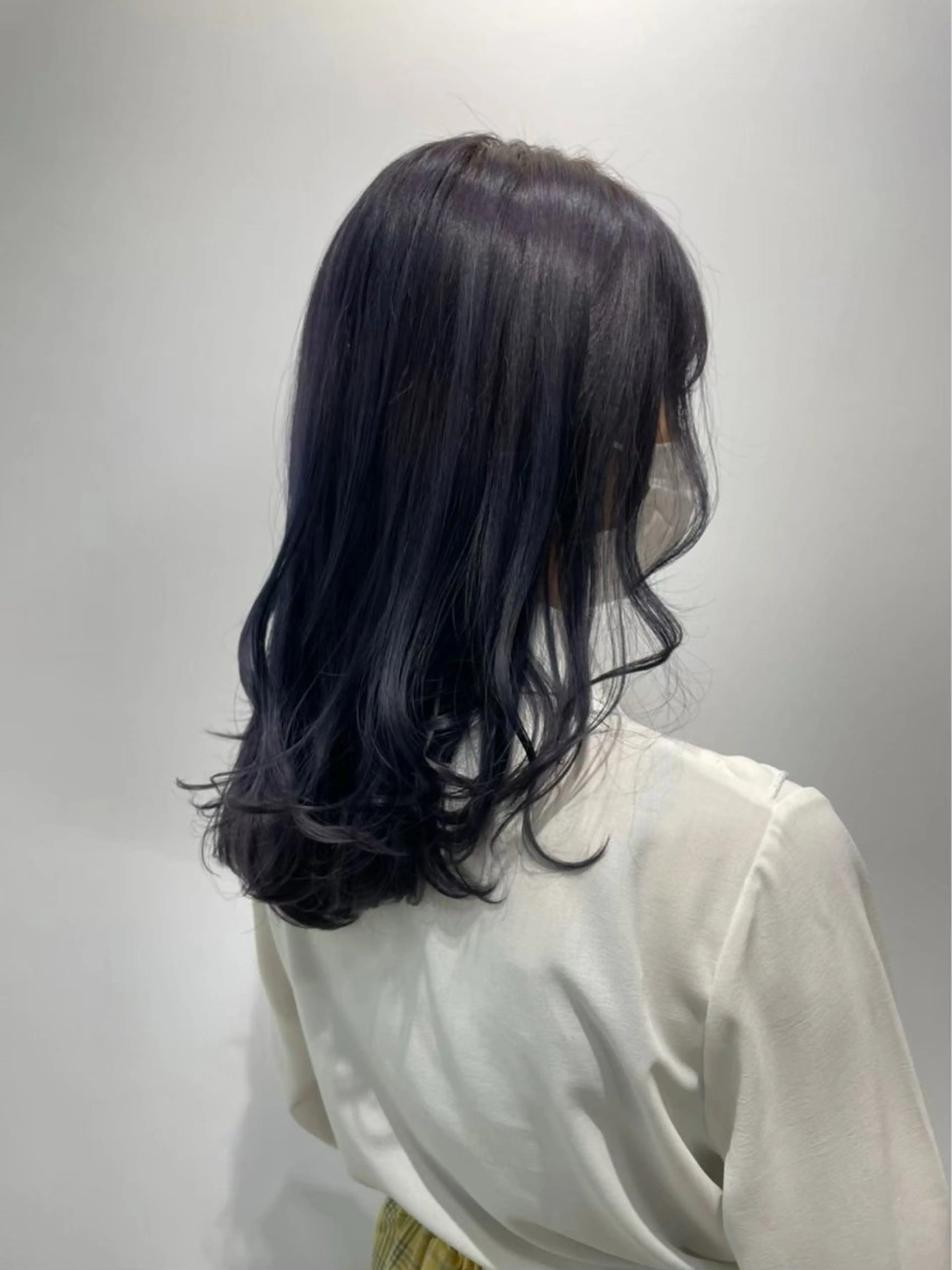 ロング カラー ブルーカラー ブルーバイオレット バイオレットカラー SHOEI 【nero】のヘアスタイル
