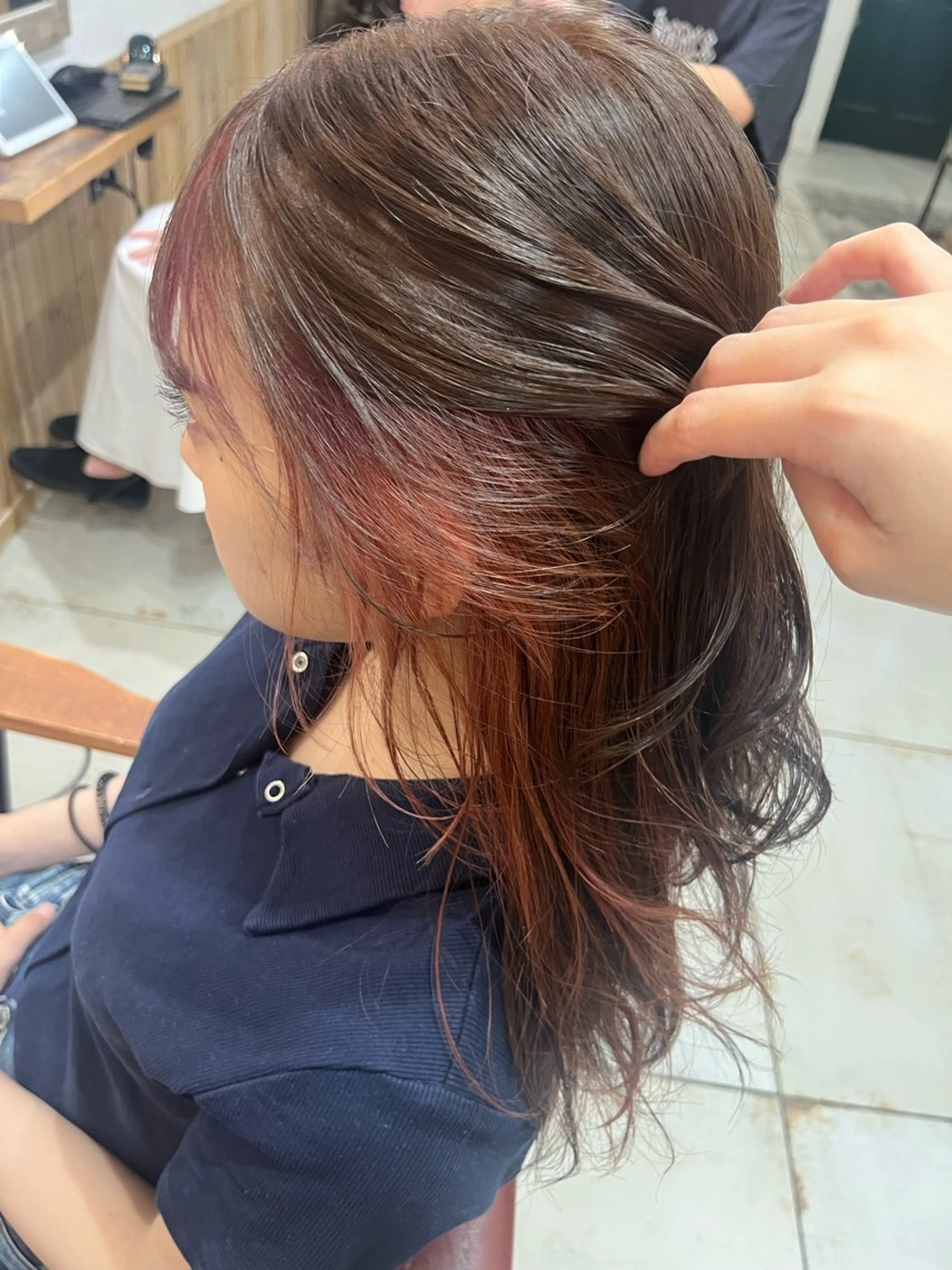 ミディアム カラー カット ヘアカラー 🦋坂本 未結🦋のヘアスタイル