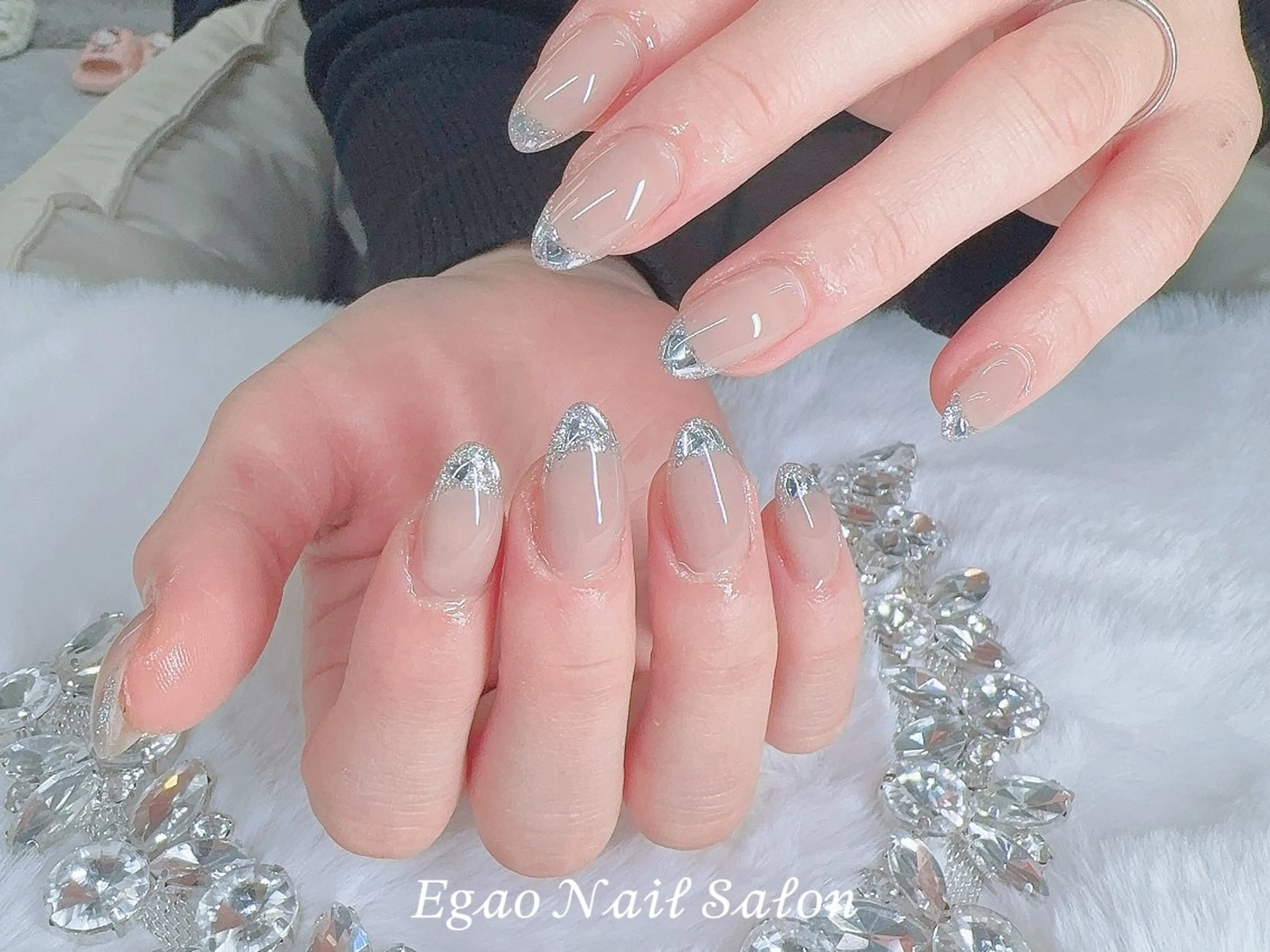 ネイル アートネイル チークネイル フットネイル フレンチネイル ジェルネイル ハンドネイル Egao Nail Salonのネイルデザイン
