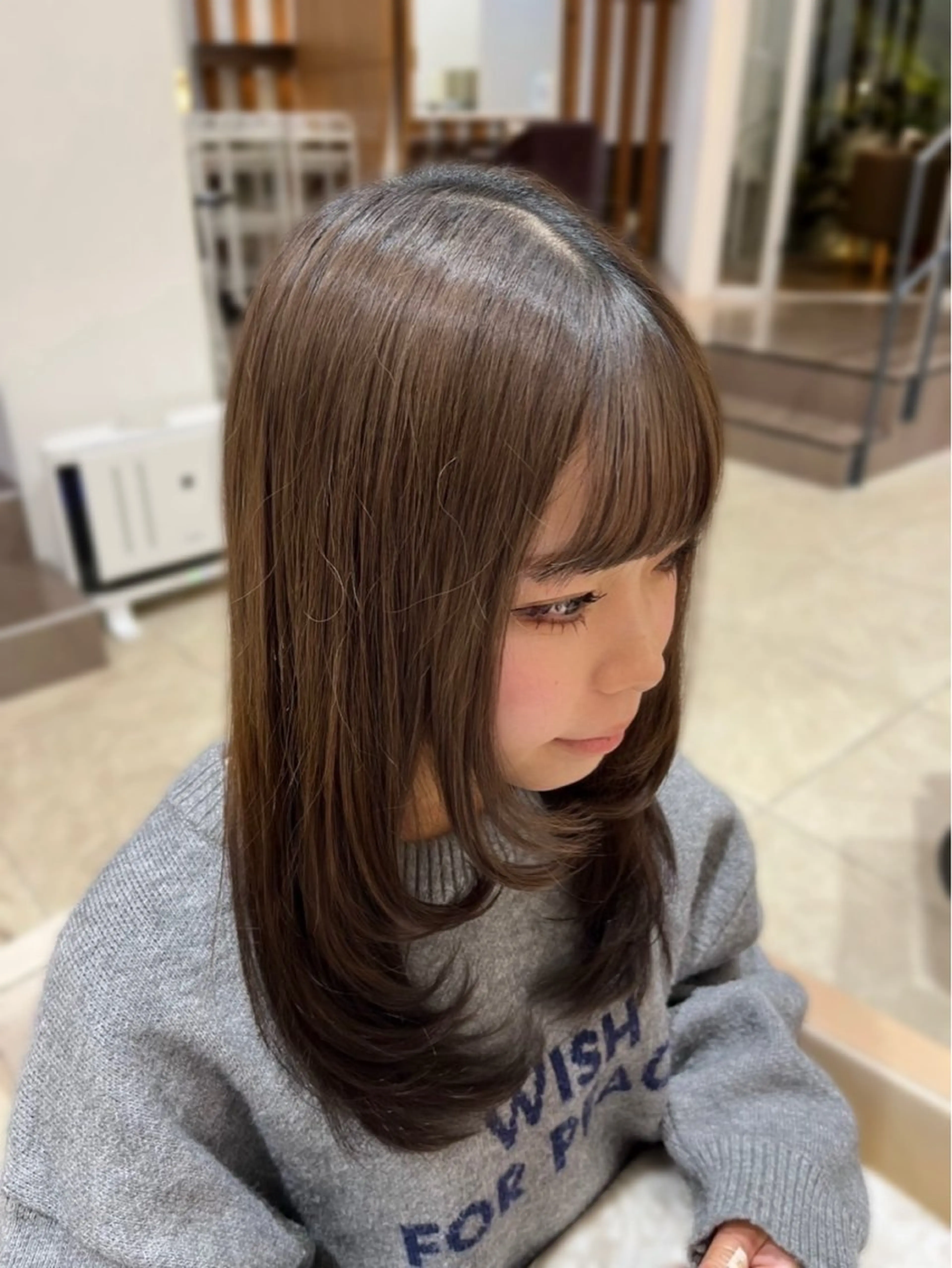 ロング 沖元 統弥のヘアスタイル