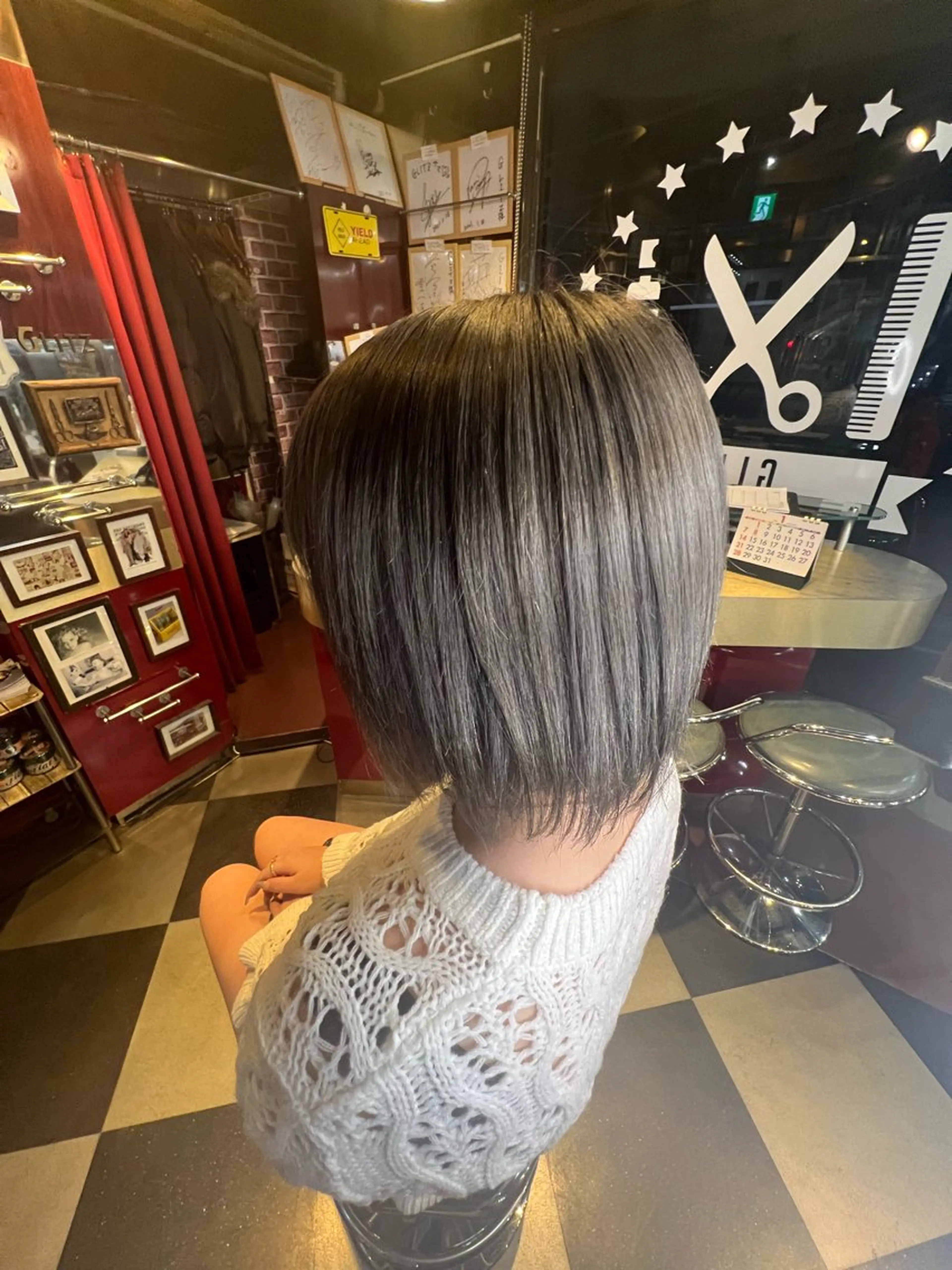 ミディアム ヘアカラー ⚡GLITZ⚡️平林 侑馬　特殊/カットのヘアスタイル
