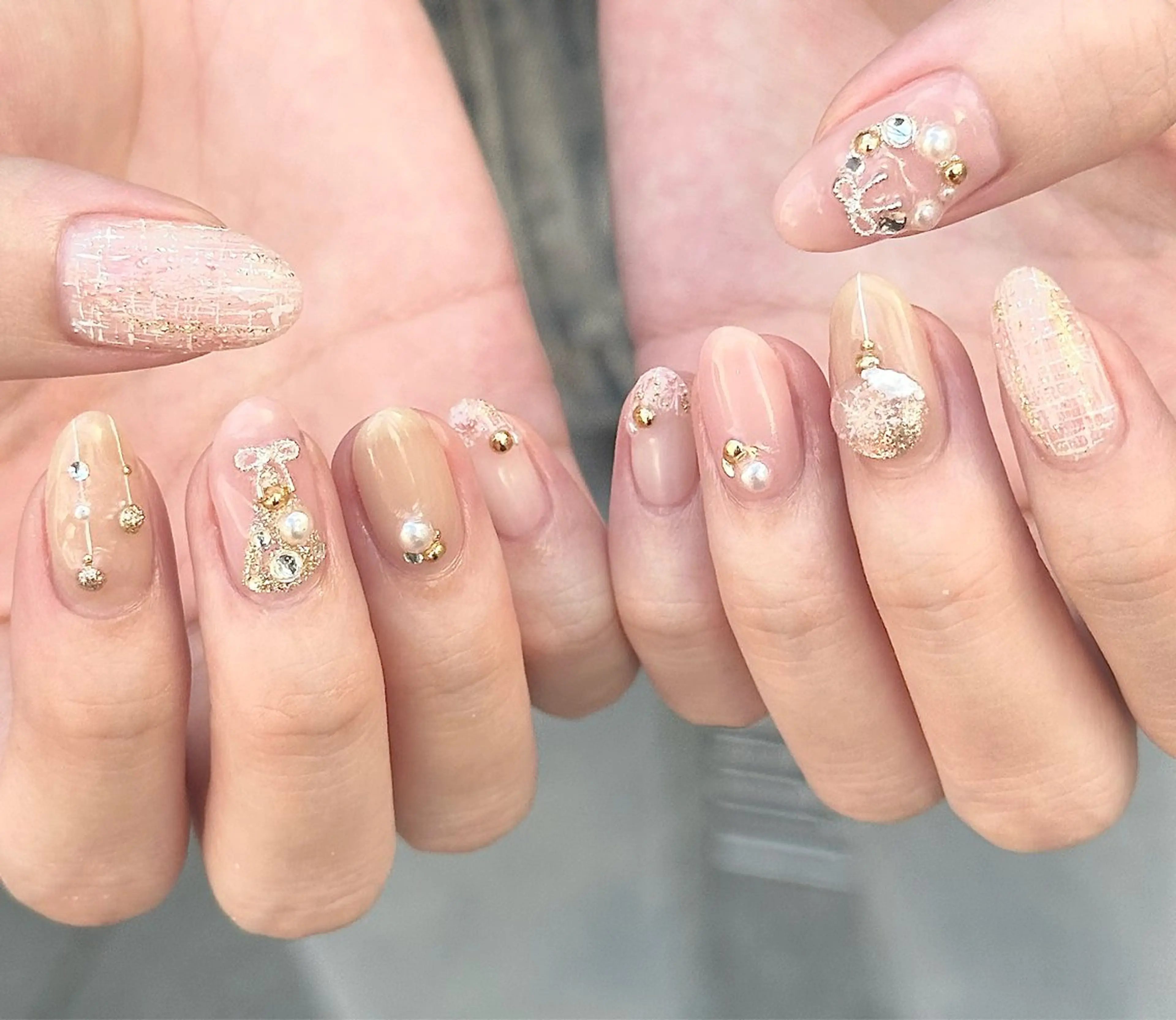 ネイル 冬ネイル クリスマス ハンドネイル 山藤 萌永のネイルデザイン