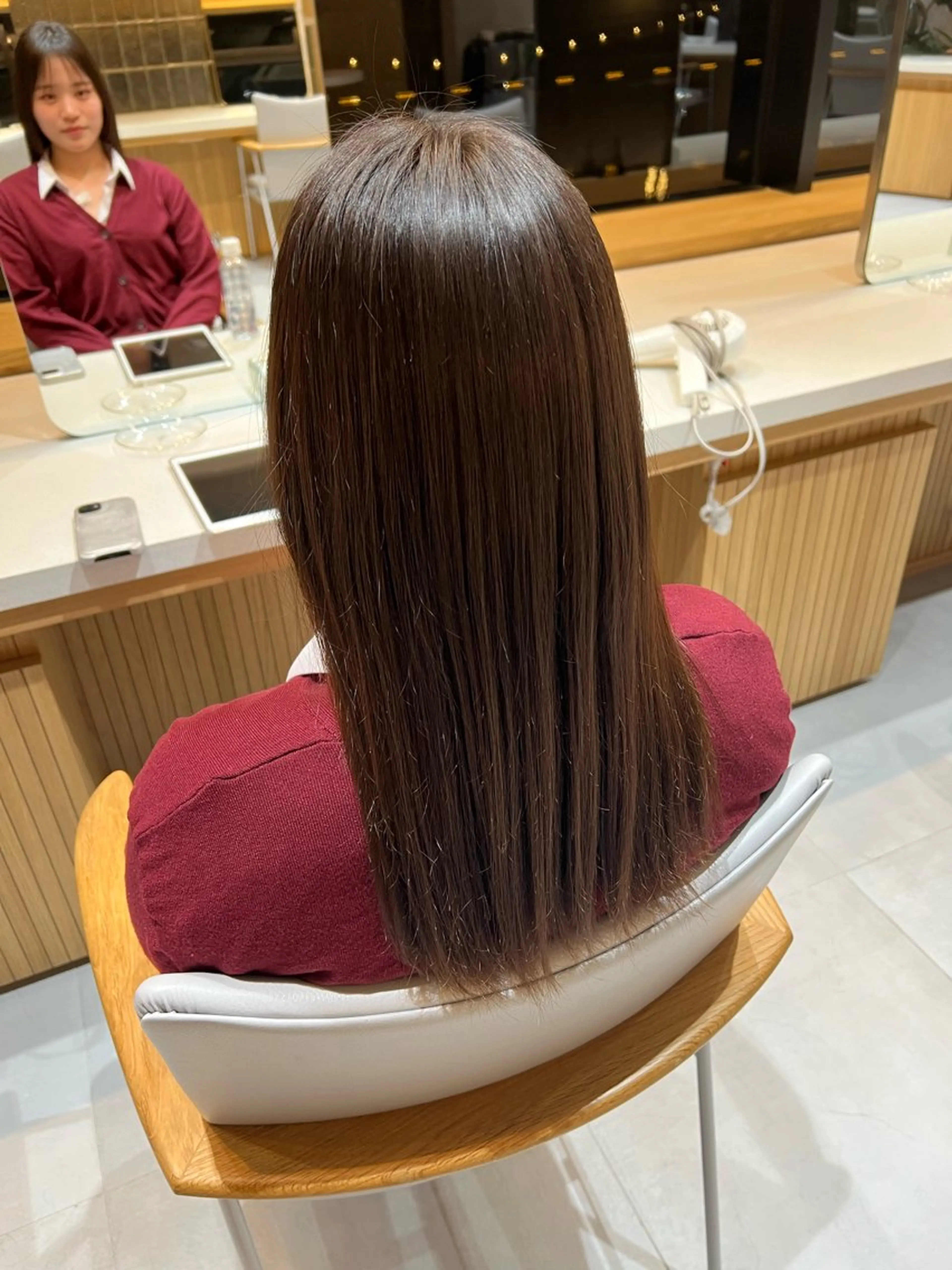 セミロング パーマ 縮毛矯正 トリートメント ate.所属・ate. kaoriのヘアスタイル