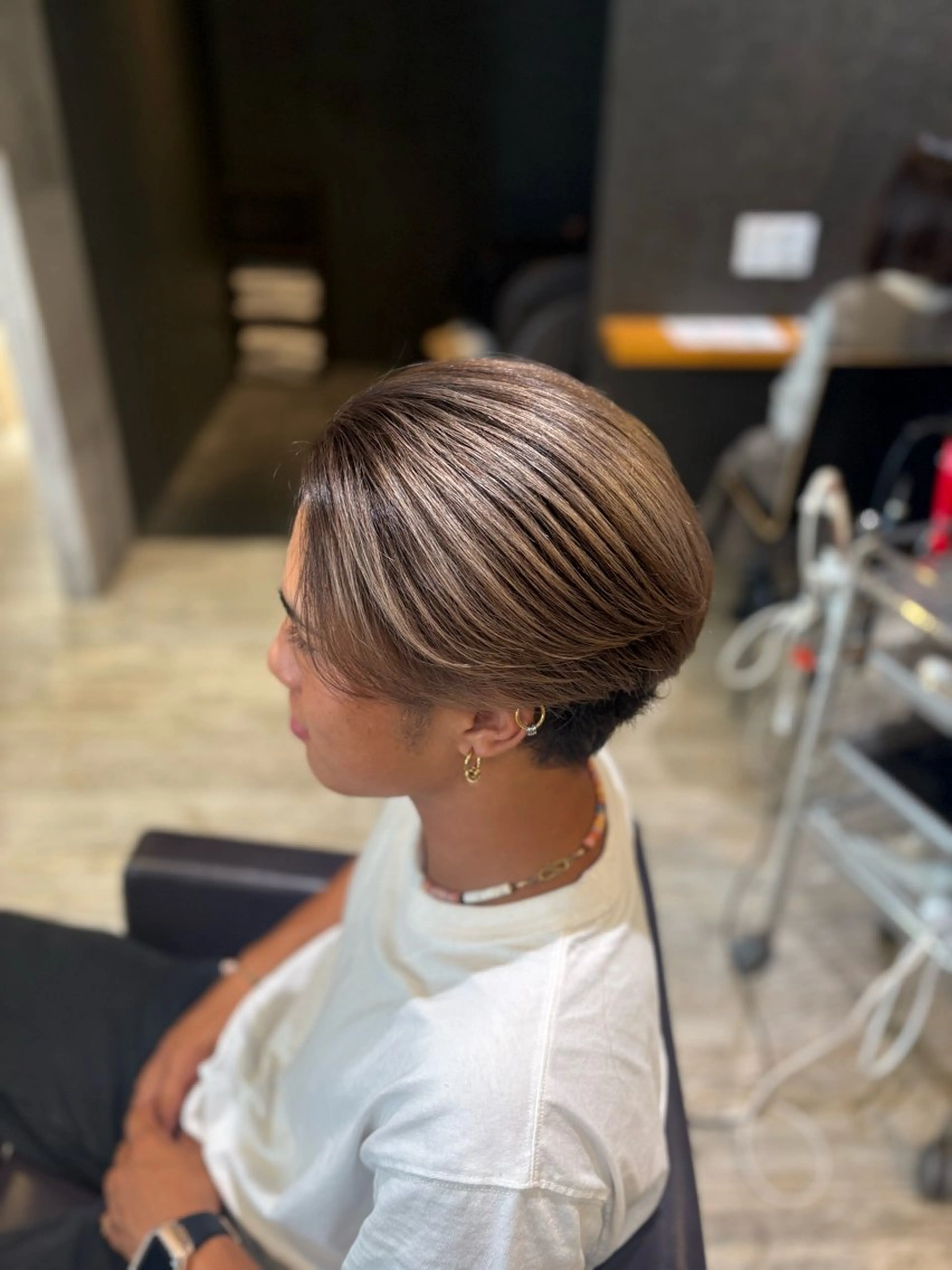 カラー メンズ 艶カラー 藤澤さくらのマツエク・マツパデザイン