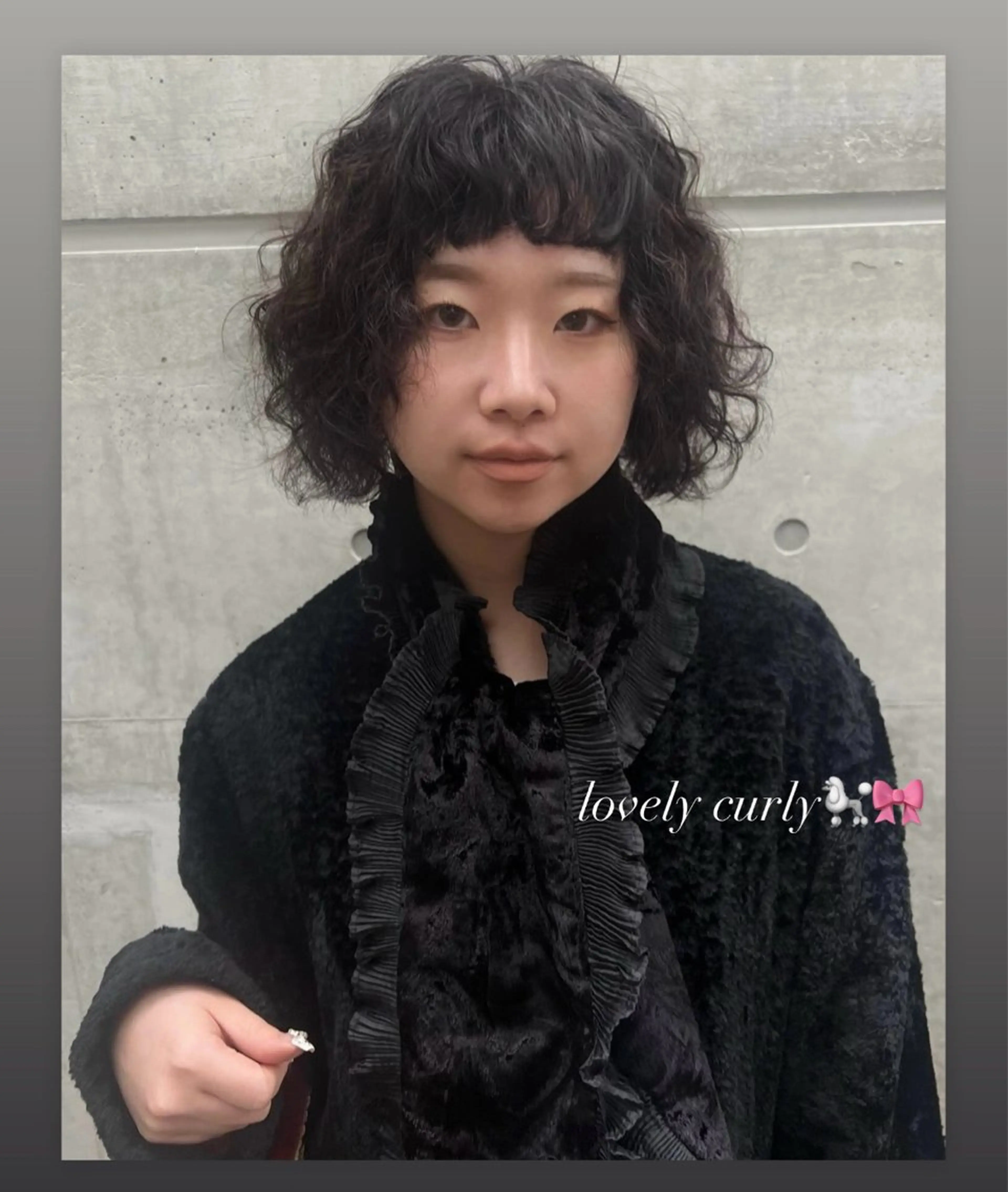 🧟‍♀️Reinaオリジナル🪷似合わせカット＋ハードパーマ⛓️の写真