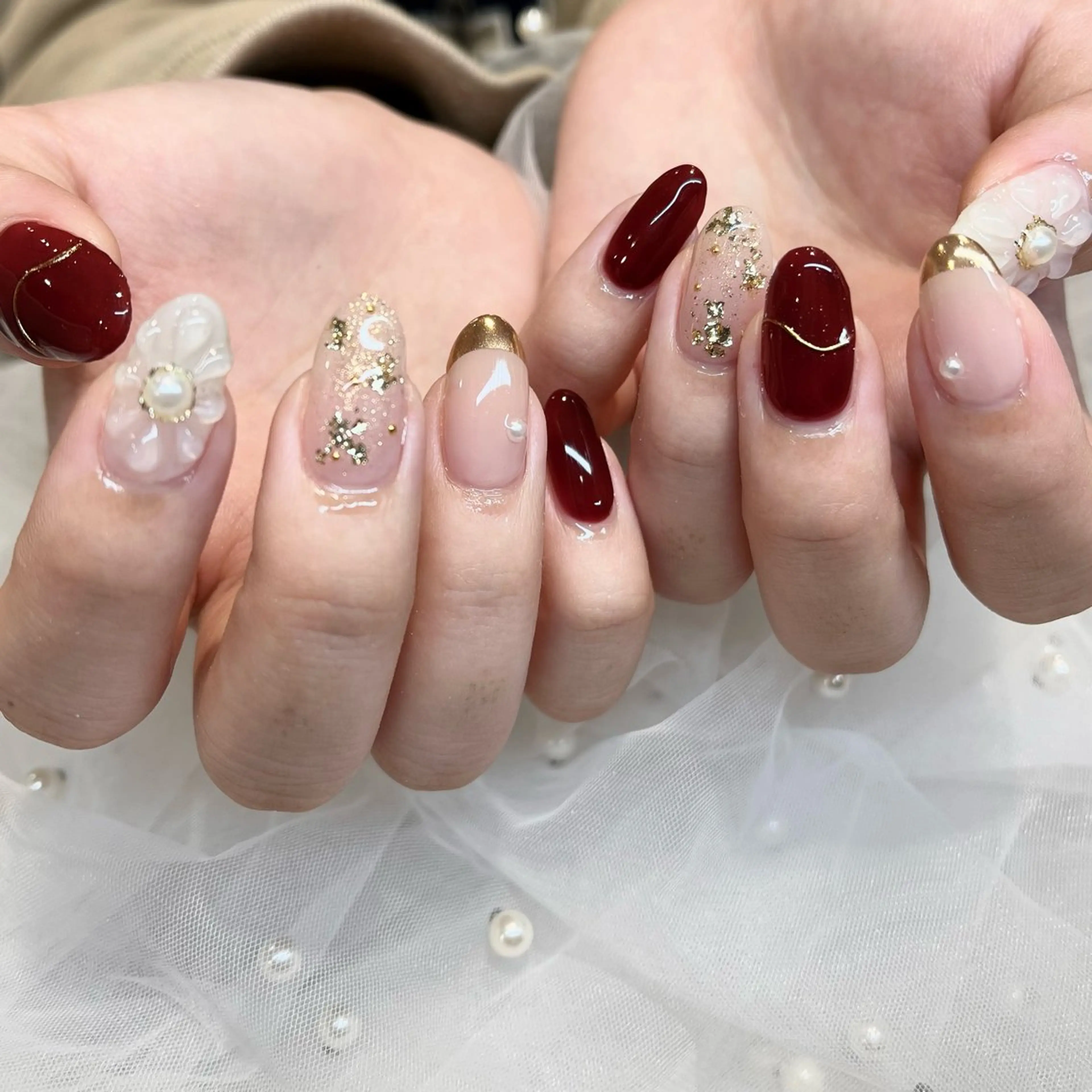 ネイル ハンドネイル 内田 里穂のネイルデザイン