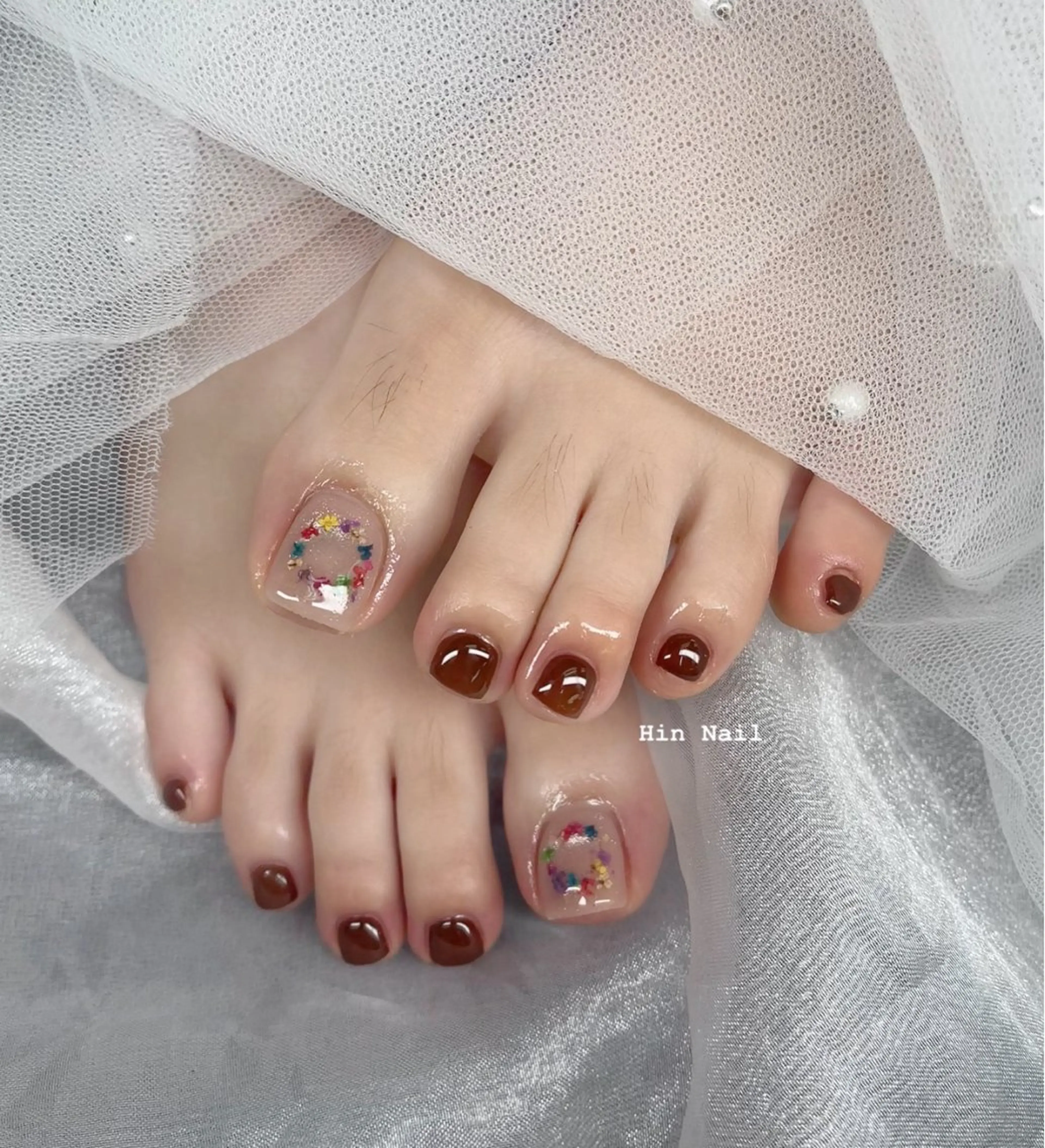 ネイル フットネイル HIN NAILのネイルデザイン