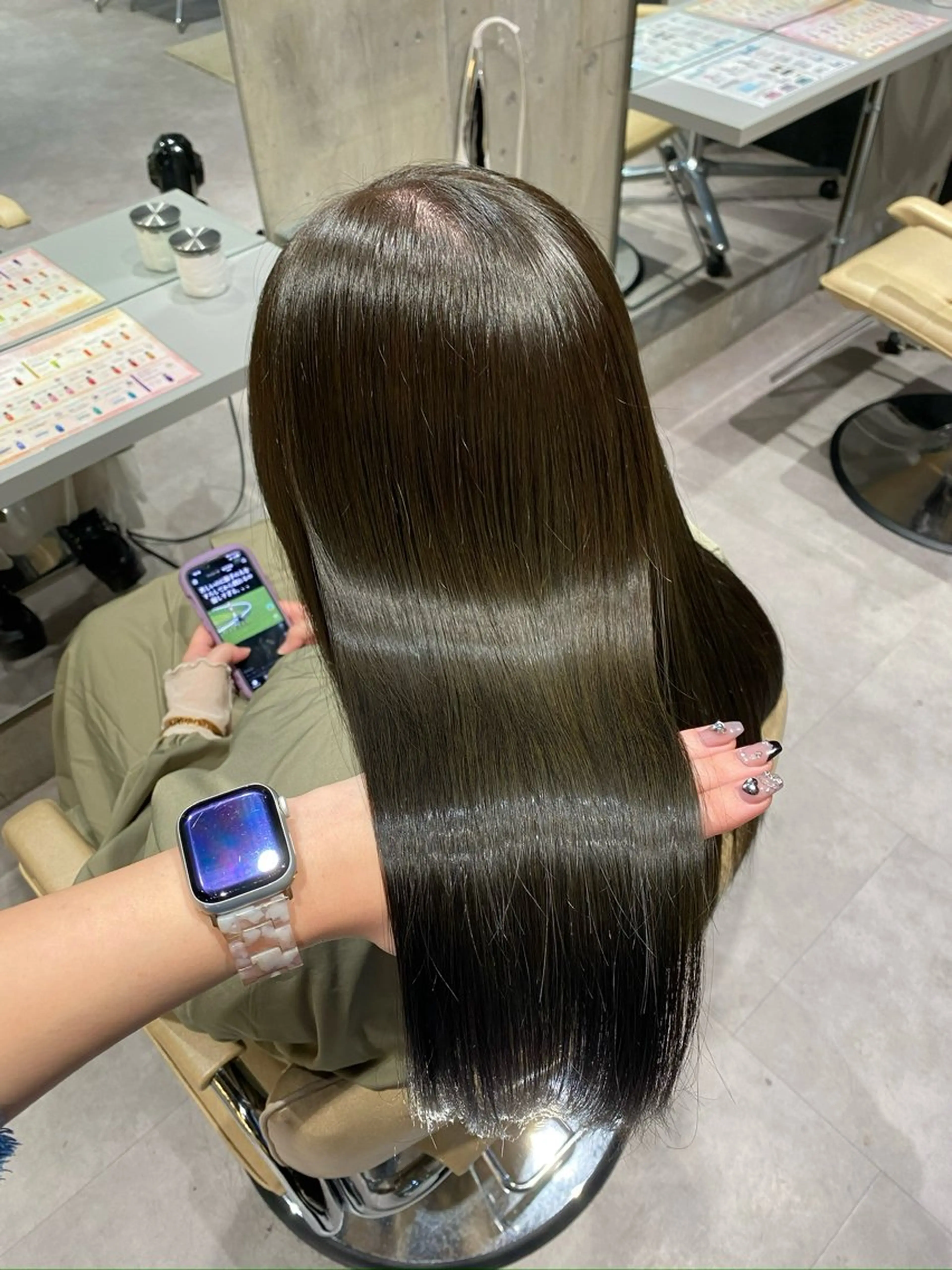 ✨ナチュラルカラー × 髪質改善トリートメント ⭐️の写真