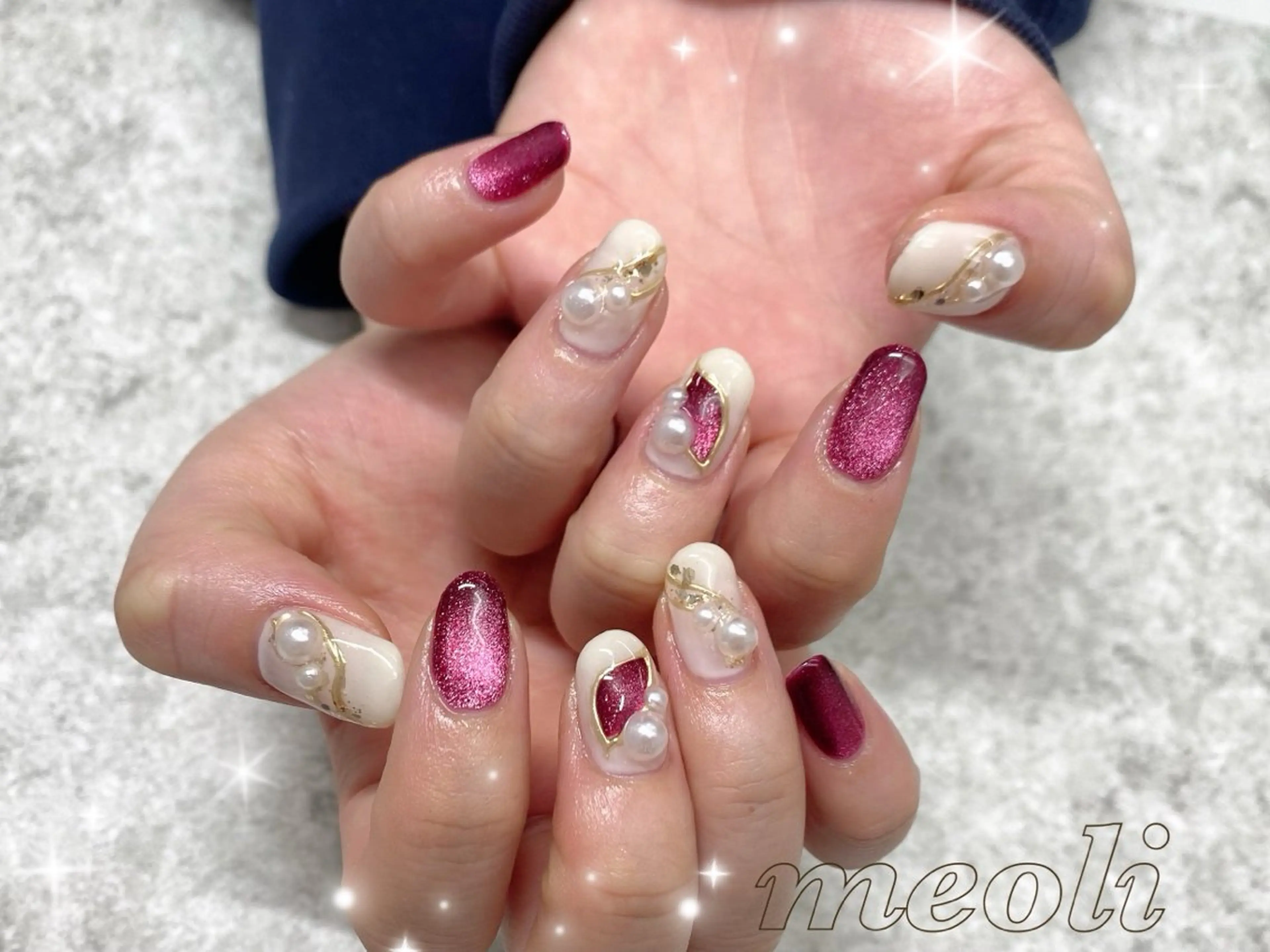 ネイル ハンドネイル nail salon meoli メグのネイルデザイン