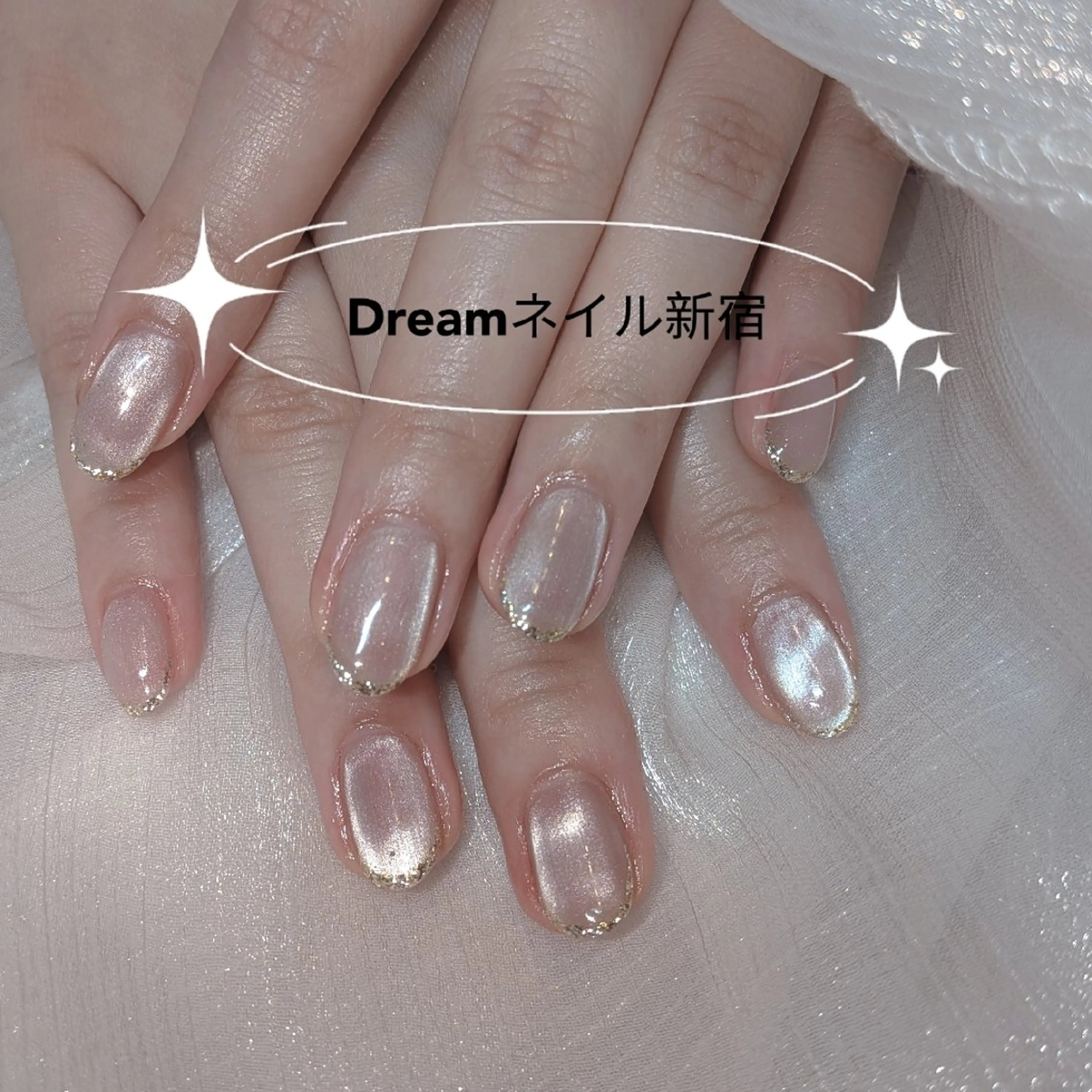ネイル ハンドネイル ネイリストゆか💅 長さだし、深爪矯正のネイルデザイン
