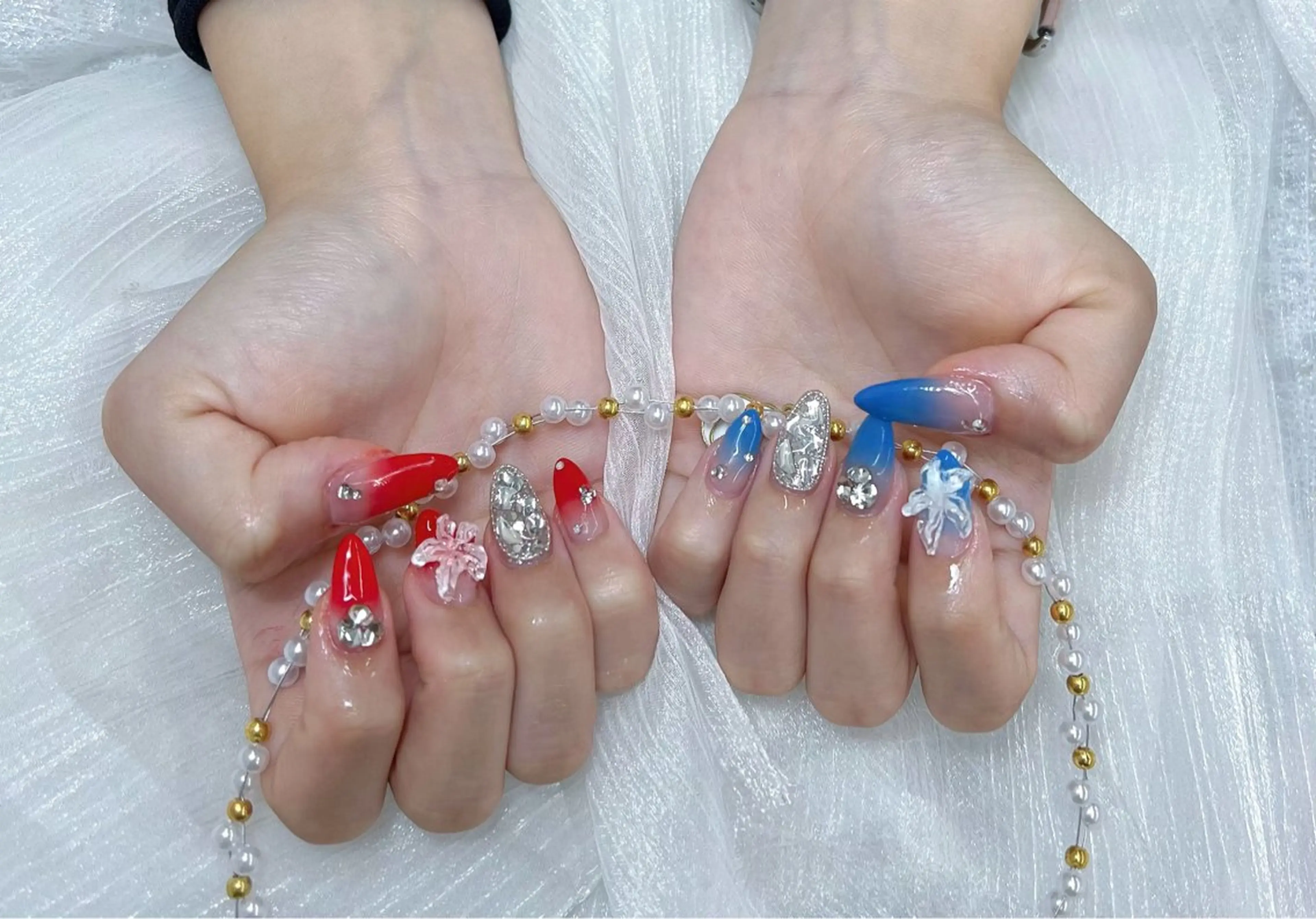 ミディアム 一其 サロンのネイルデザイン