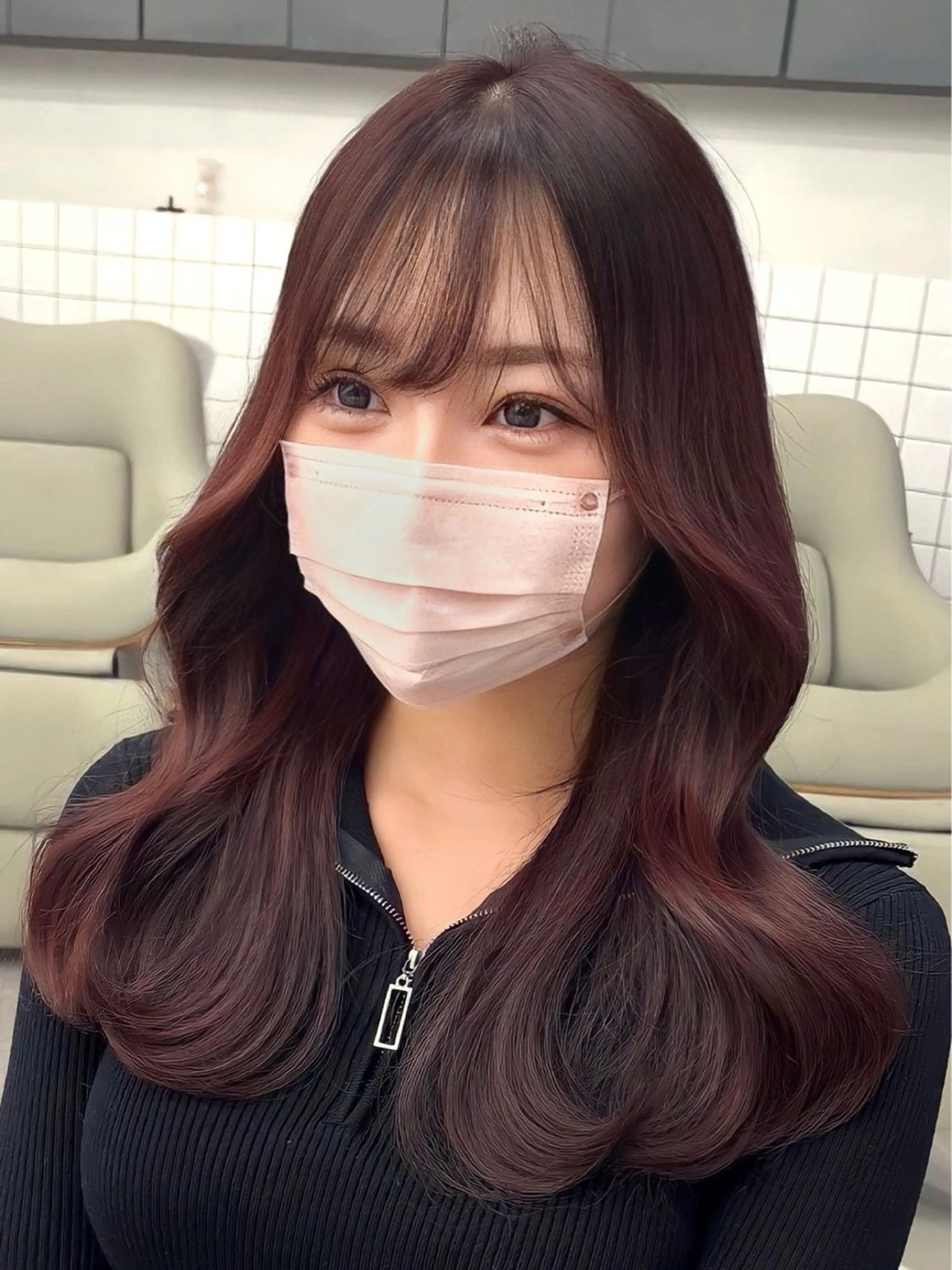 セミロング カラー パーマ ヘアアレンジ メンズ メンズ韓国風 韓国風ヘア 韓国ヘア×顔まわり 🇰🇷和知拓郎のヘアスタイル