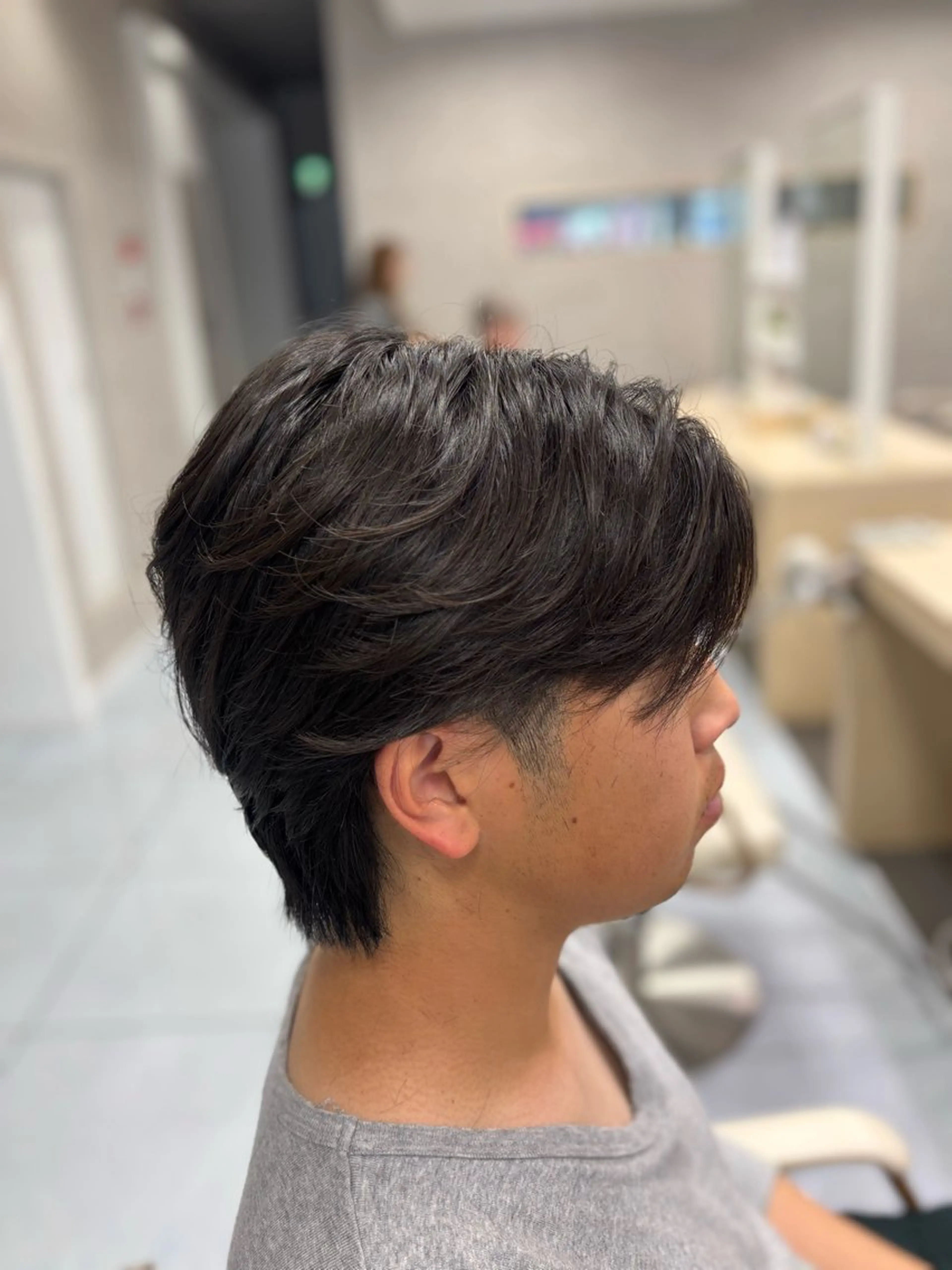 ショート パーマ メンズ カット パーマ メンズ特化韓国風 パーマスタイル/りんのヘアスタイル