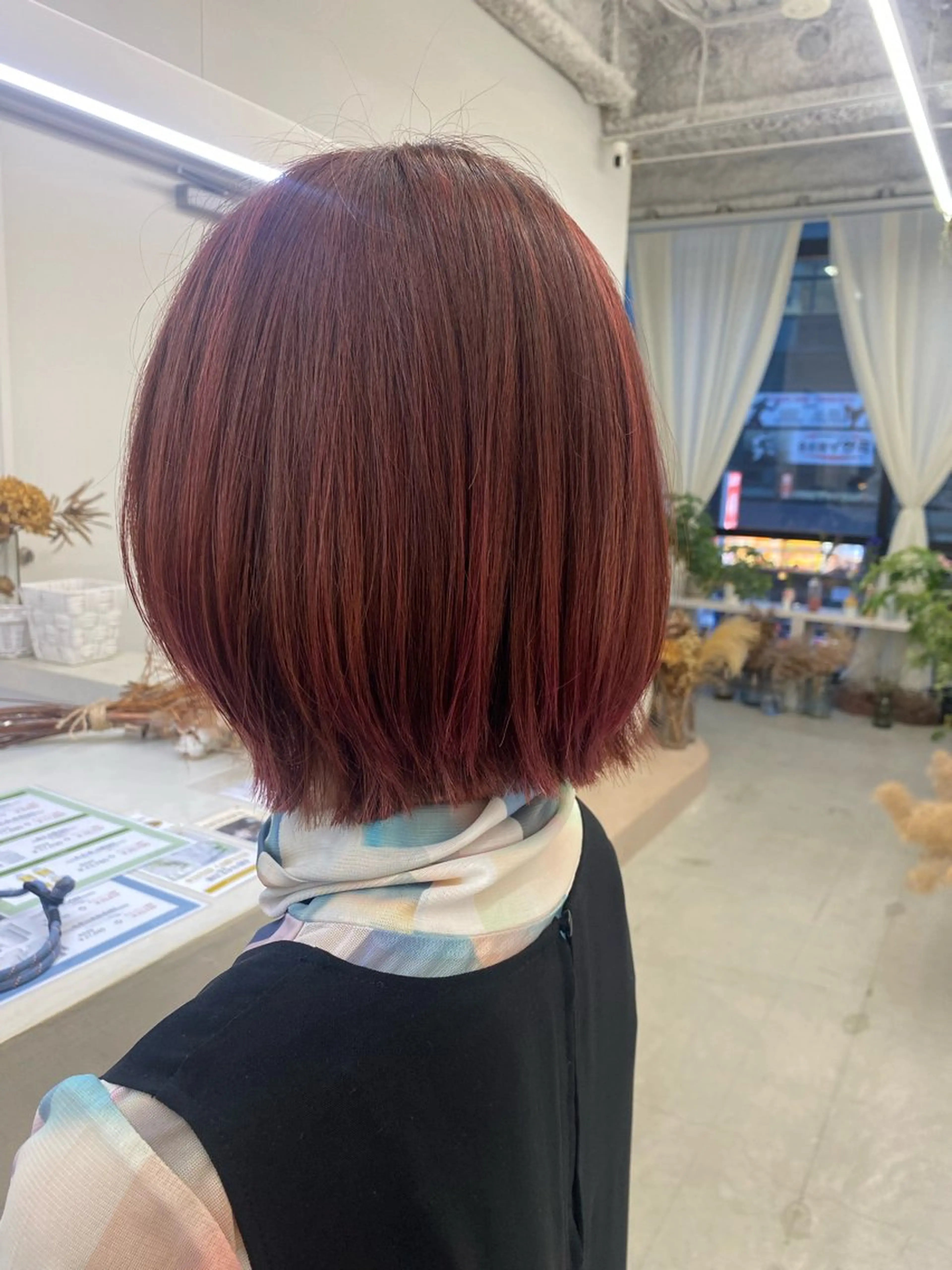 ショート カット ヘアカラー トリートメント 🌻花屋併設🌻濱 幸帆のヘアスタイル
