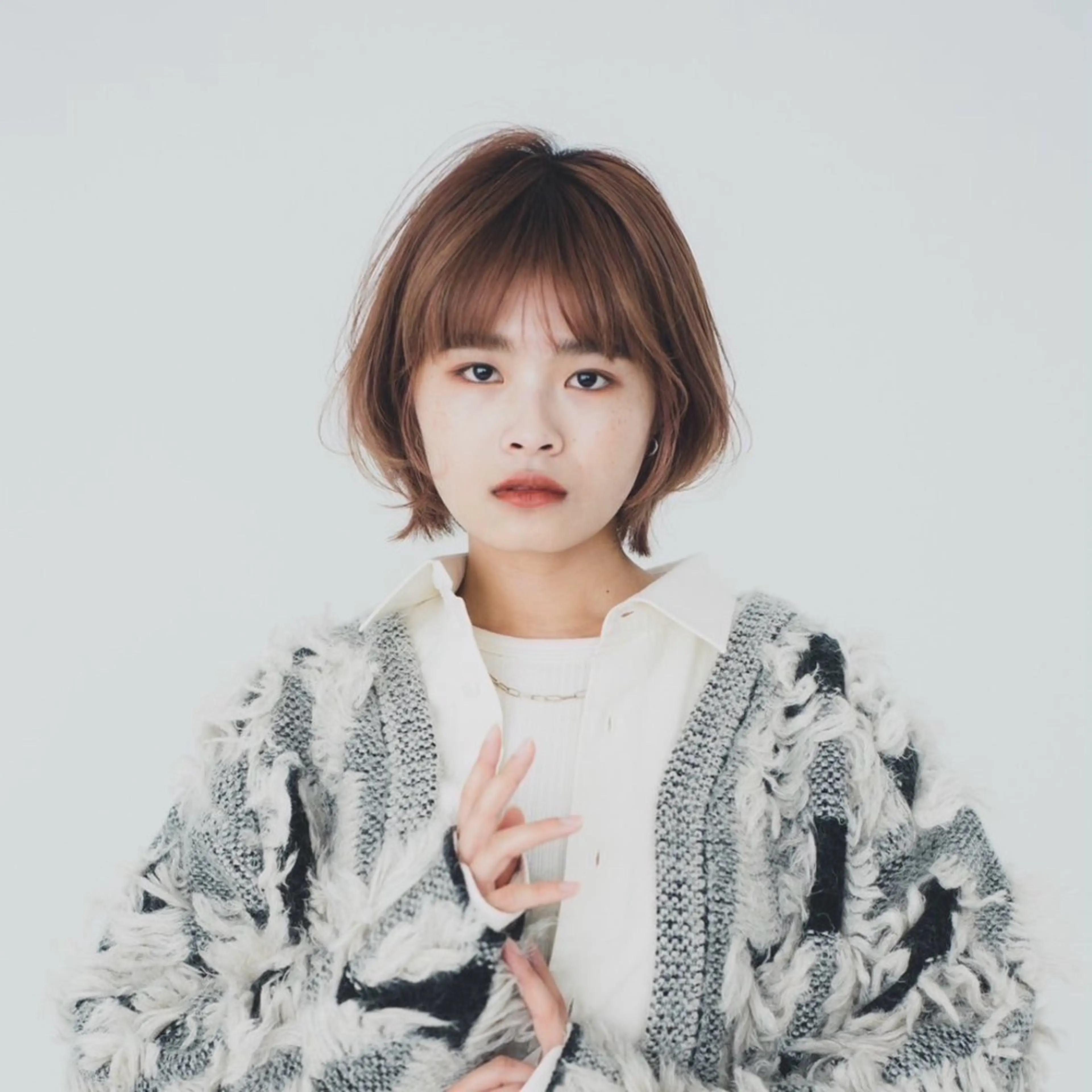 カラー ヘアカラー トリートメント 森川 颯香のヘアスタイル