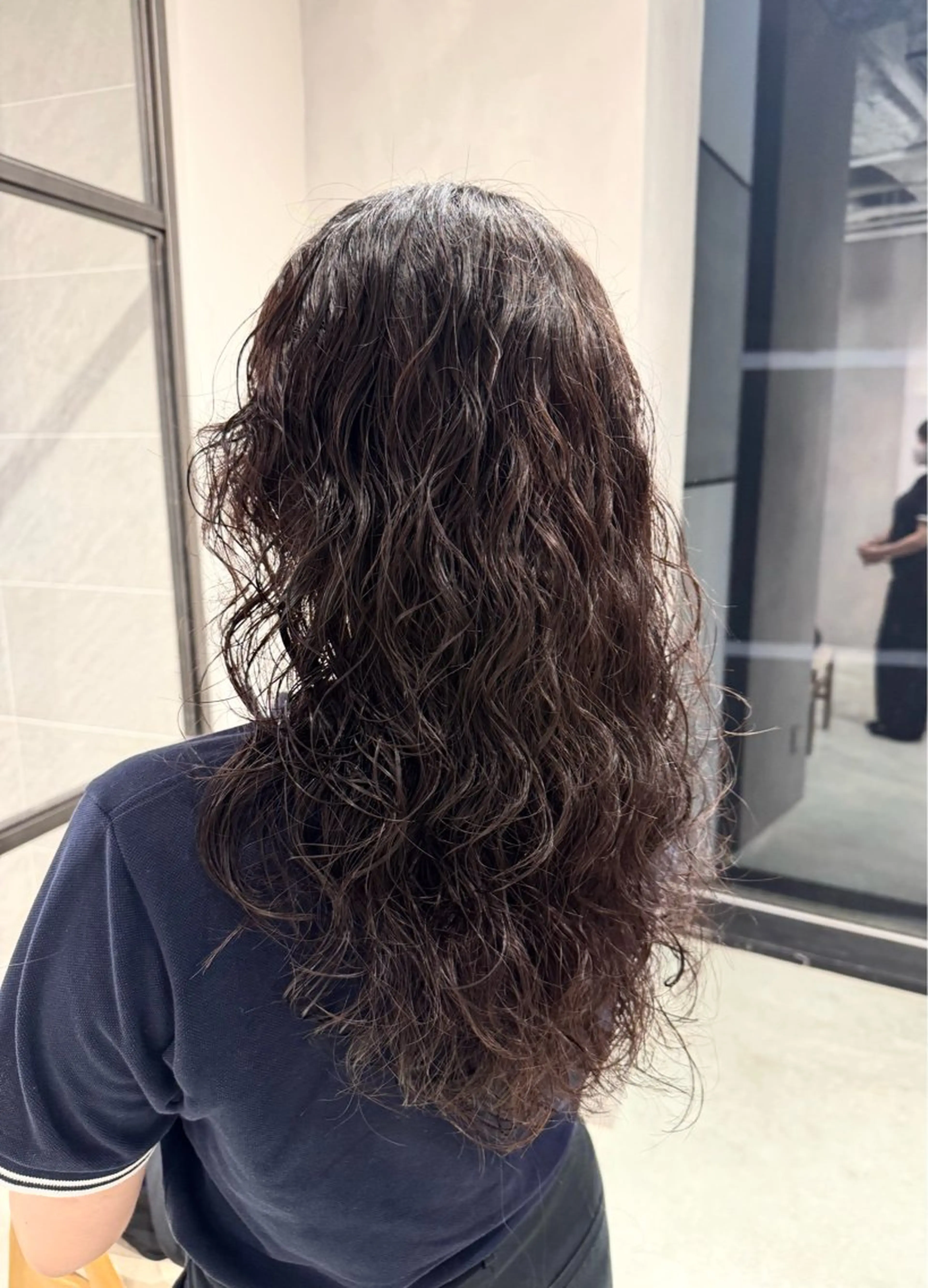 パーマ カット パーマ トリートメント 透明感カラー✨艶髪 制作🌱山根あゆみのヘアスタイル