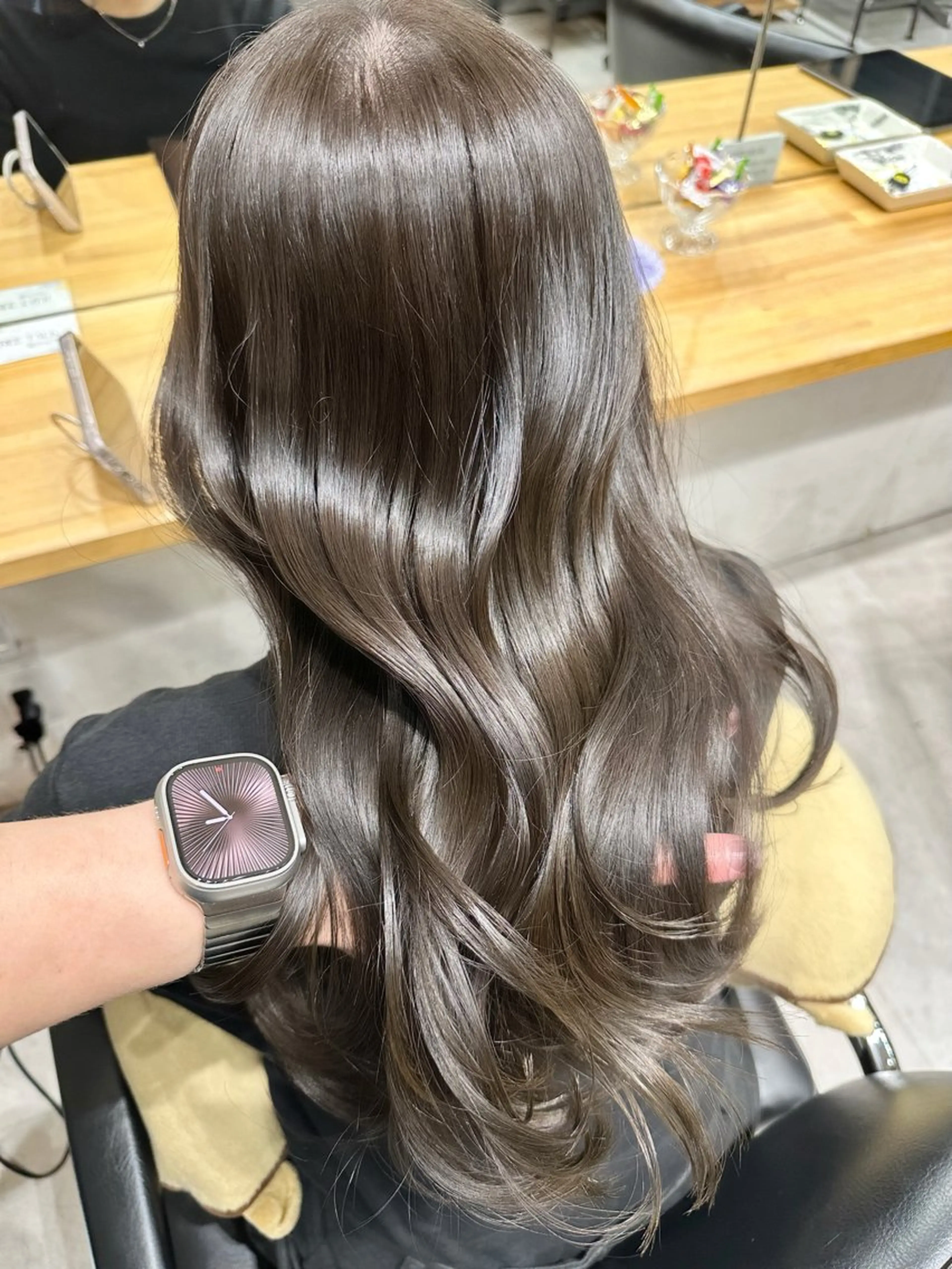 セミロング カット ヘアカラー トリートメント ✨似合わせカット/ 艶カラー恵比寿✨のヘアスタイル