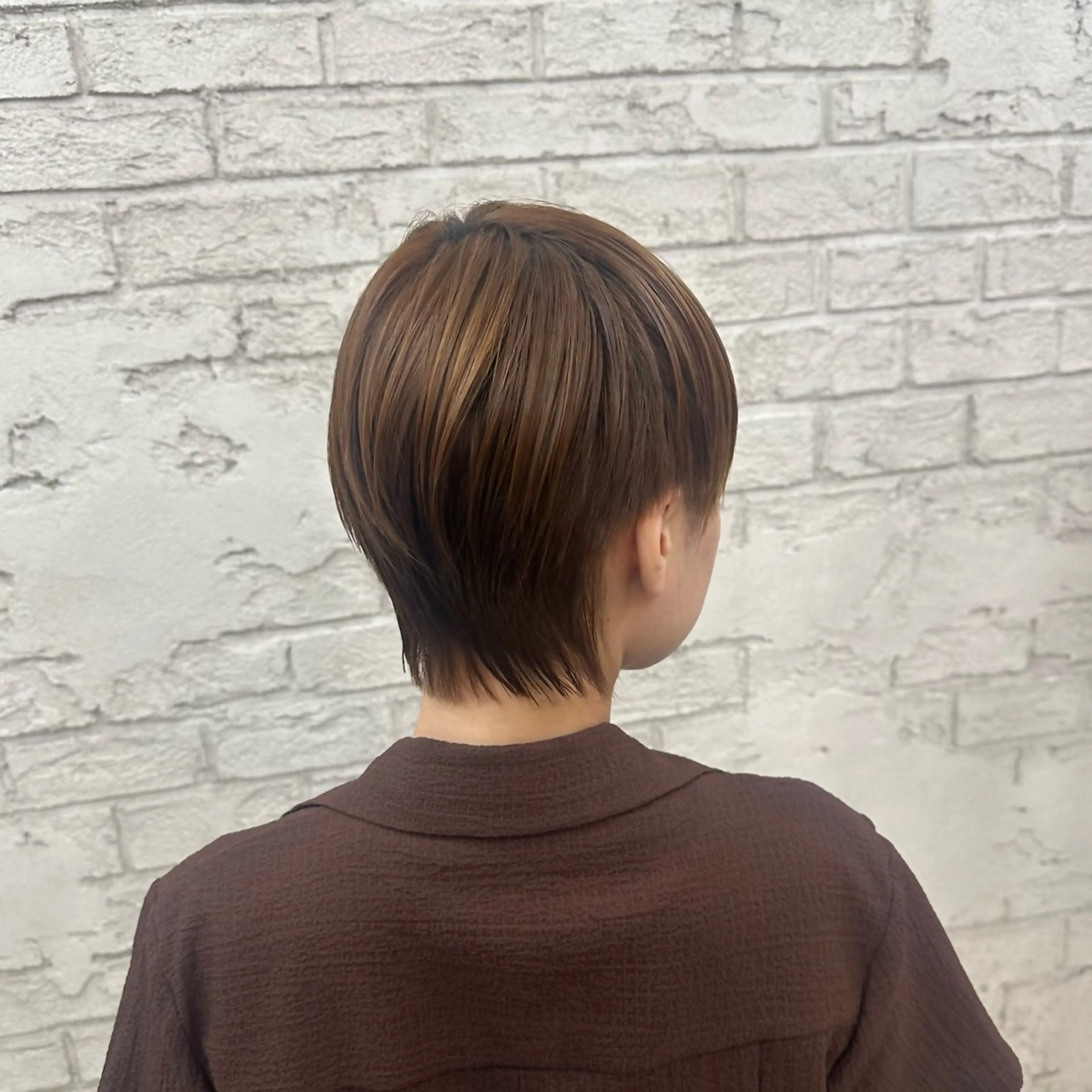ショート 《艶感暗髪カラー》 Honoka🪐のヘアスタイル