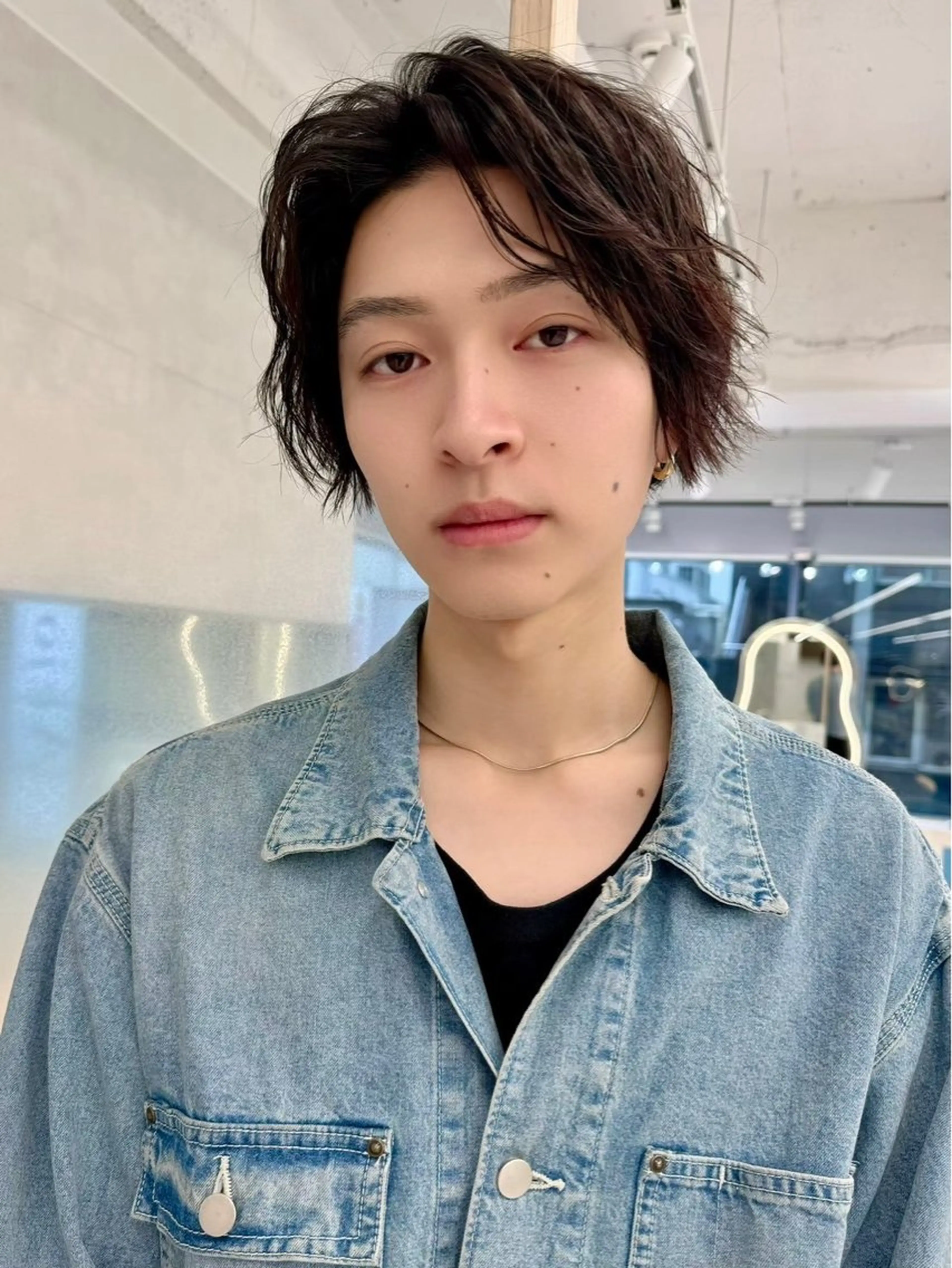 カラー 韓国風🇰🇷艶髪縮 毛矯正レオのヘアスタイル