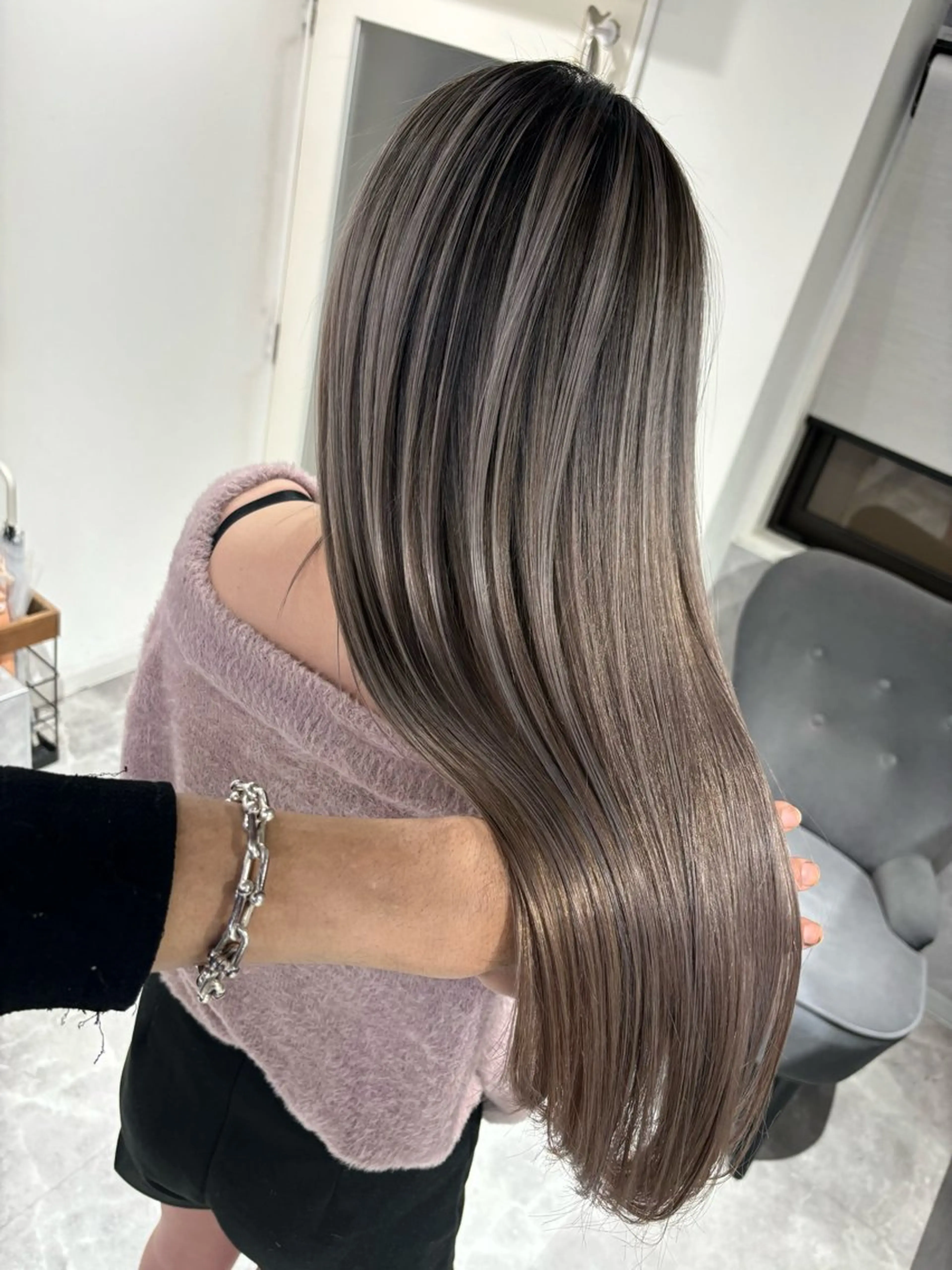 ロング ヘアカラー mimiiy fukaのヘアスタイル