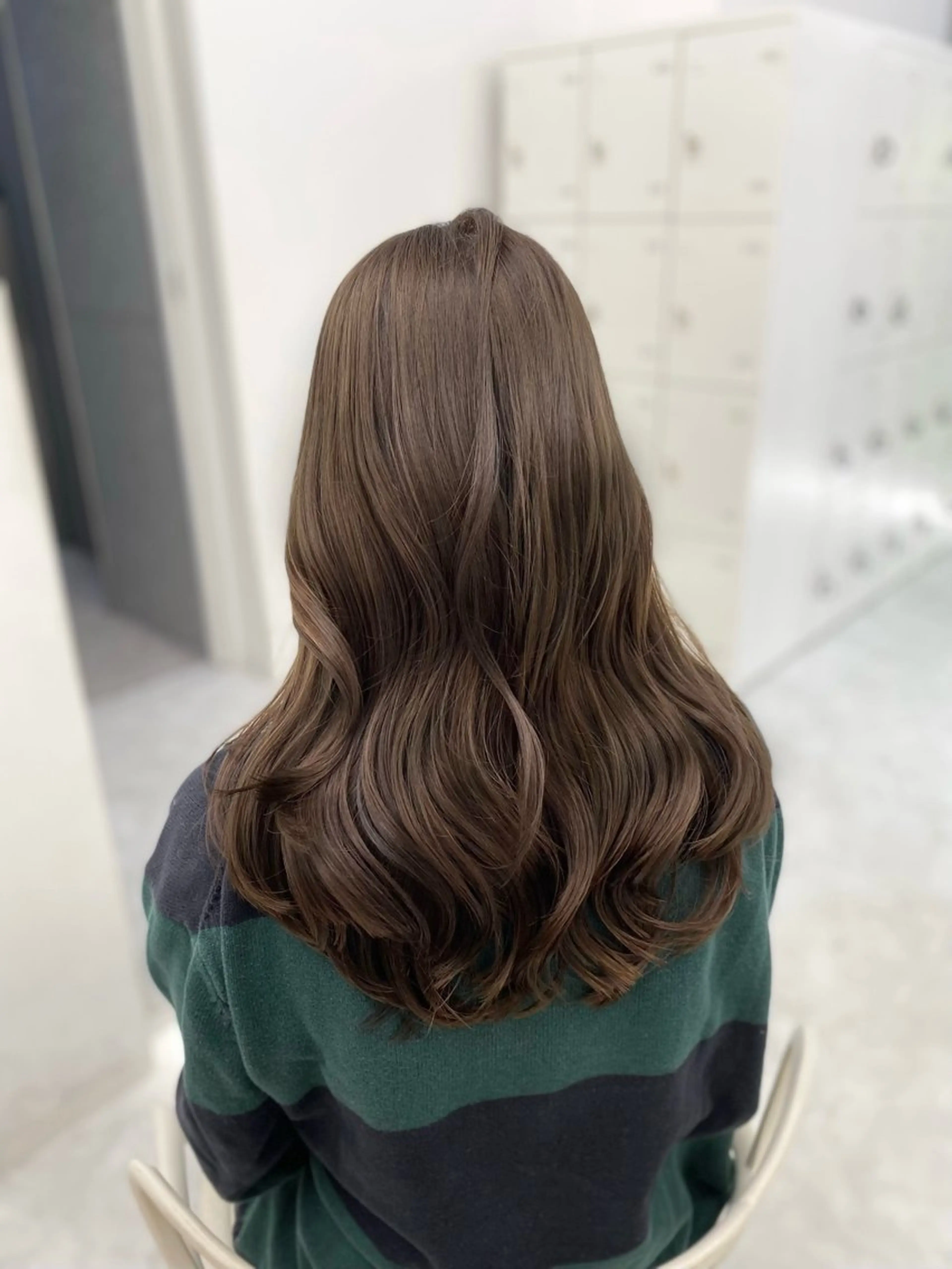 ロング カラー ヘアカラー 🤍透明感グレージュ オリーブ🤍RINのヘアスタイル
