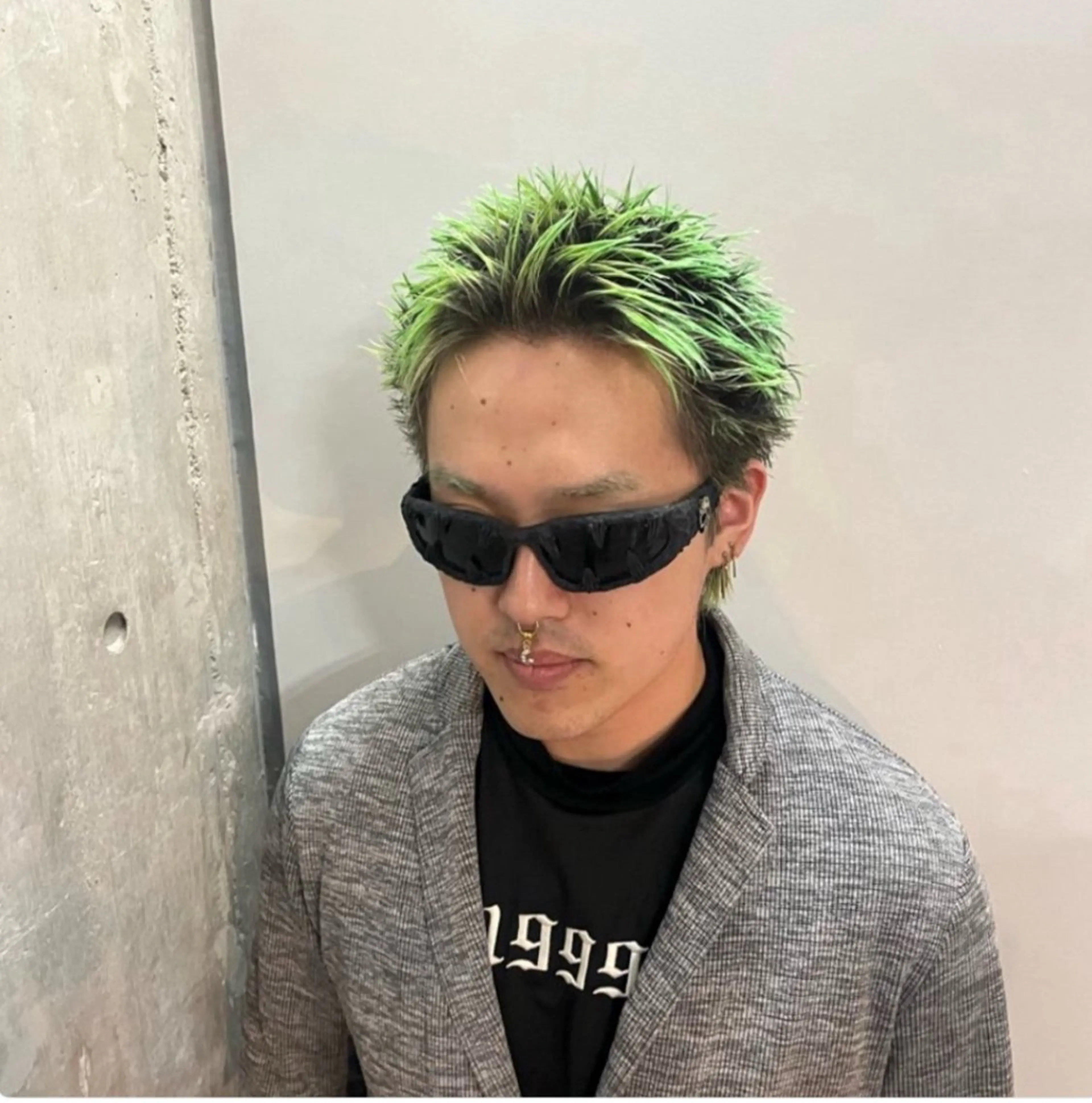 ショート カラー パーマ メンズ スパイキーショート ショートヘア カット 🔥スパイキー 特化🔥菊水皐暉🔥のヘアスタイル