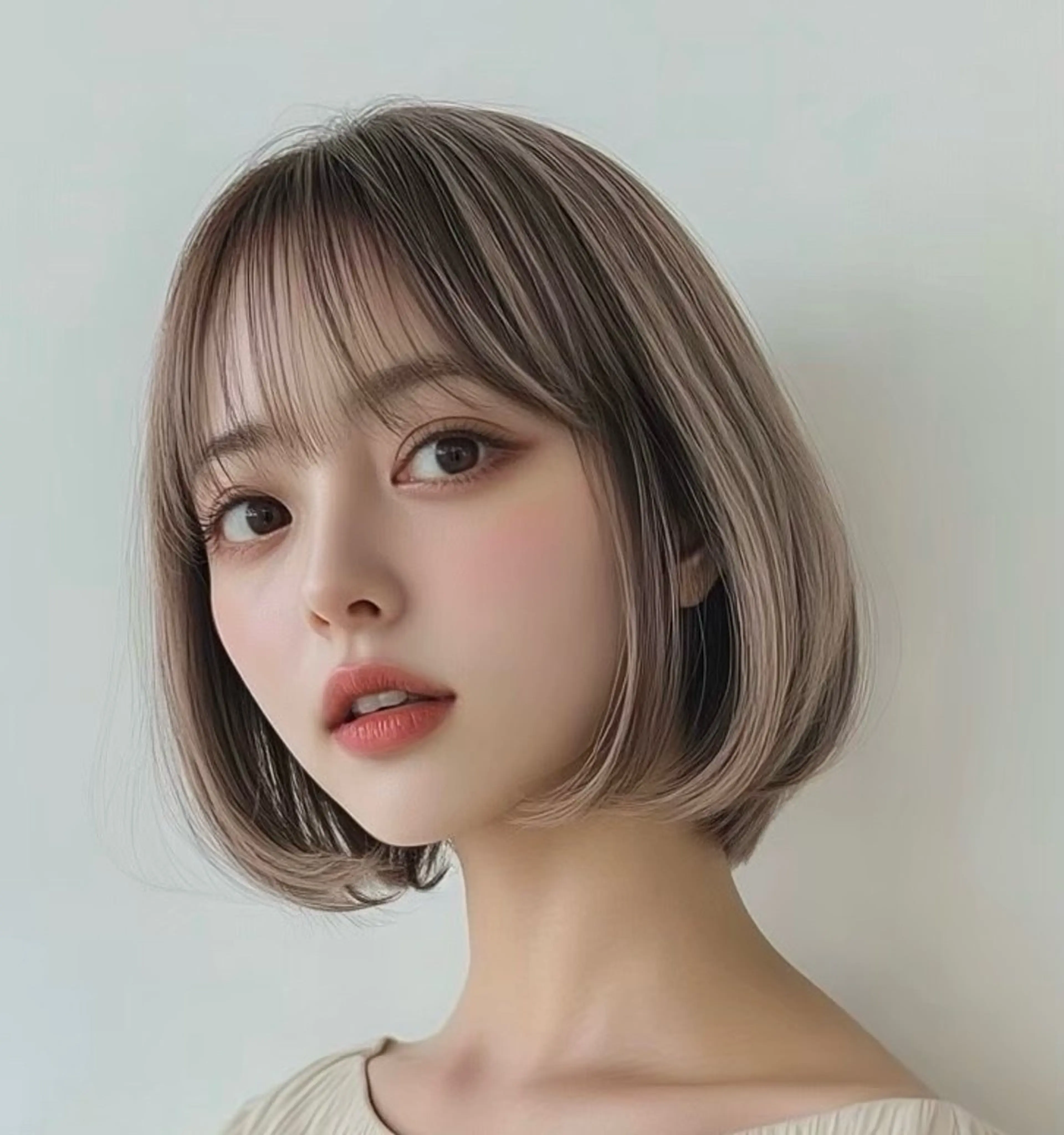 ショート カラー 白髪ぼかし/髪質改善 /なおき/表参道のヘアスタイル