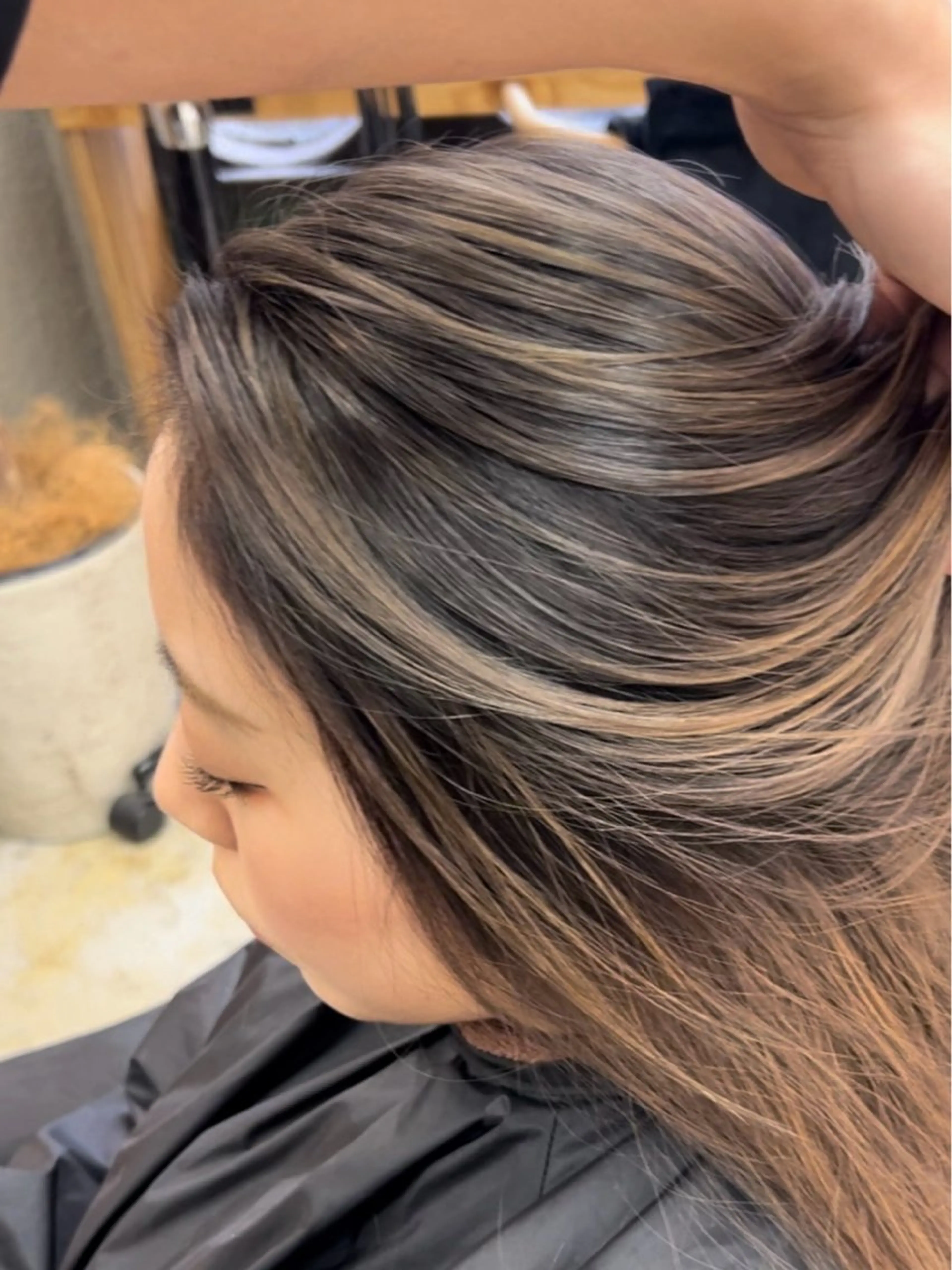 ロング カラー ヘアカラー 💖難波レイヤー カット💖ツバサのヘアスタイル