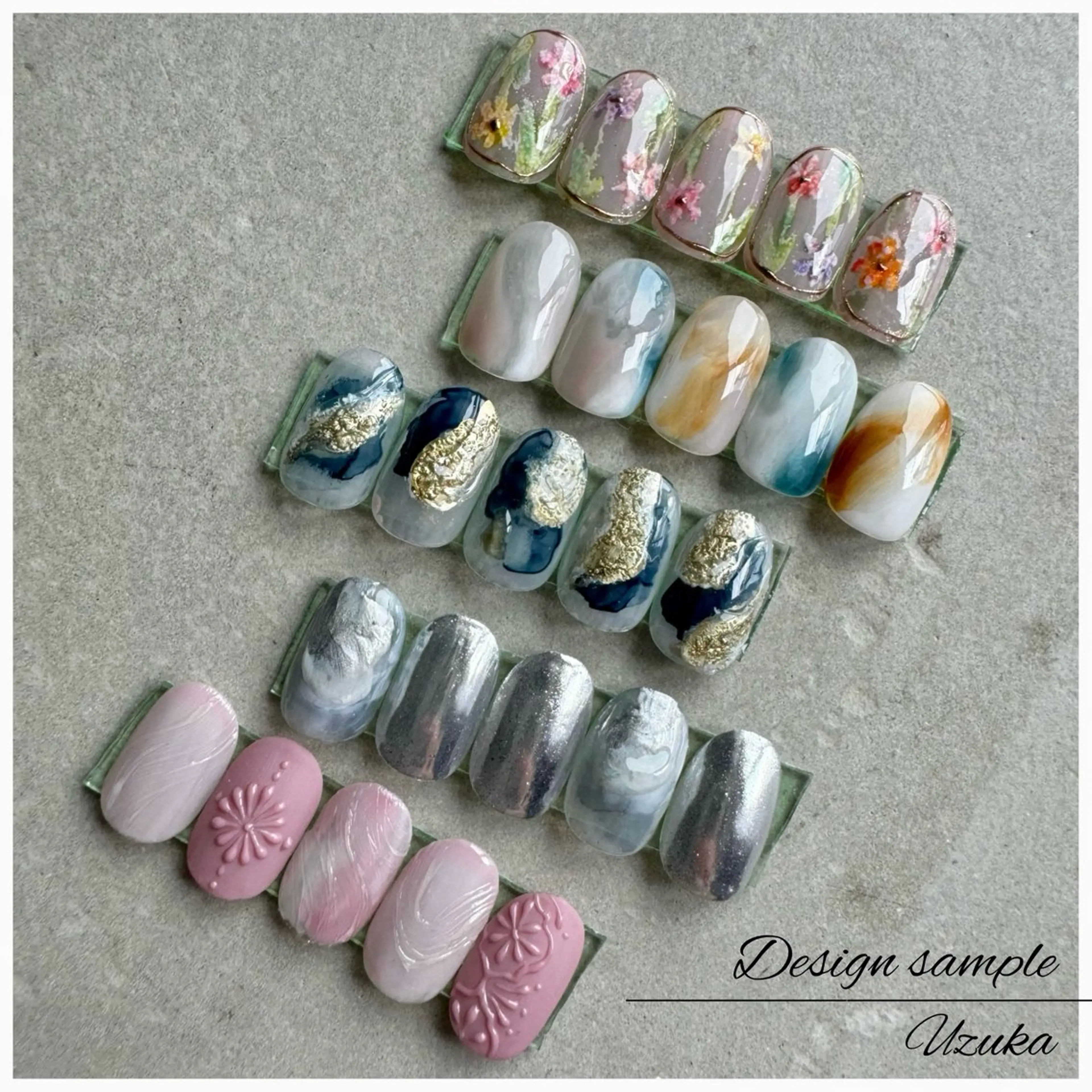 ネイル 春ネイル ハンドネイル ハンドケア 【nail】 Uzuka🌙のネイルデザイン