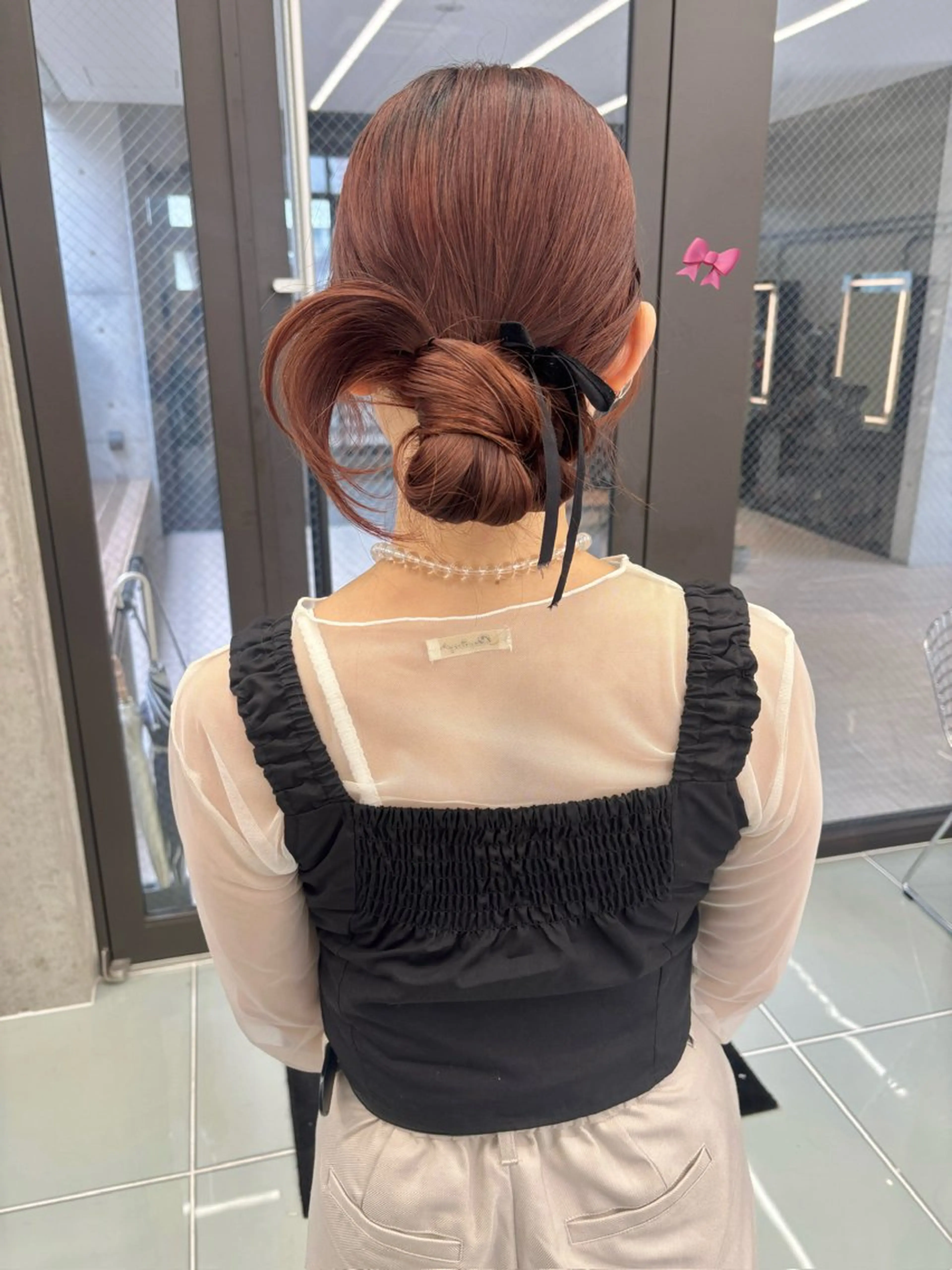 セミロング カラー ヘアアレンジ ブリーチ ブリーチなしカラー ハッシュカット 韓国風ヘア レイヤーカット ヘアセット umu.［韓国ヘア /レイヤーカット］のヘアスタイル