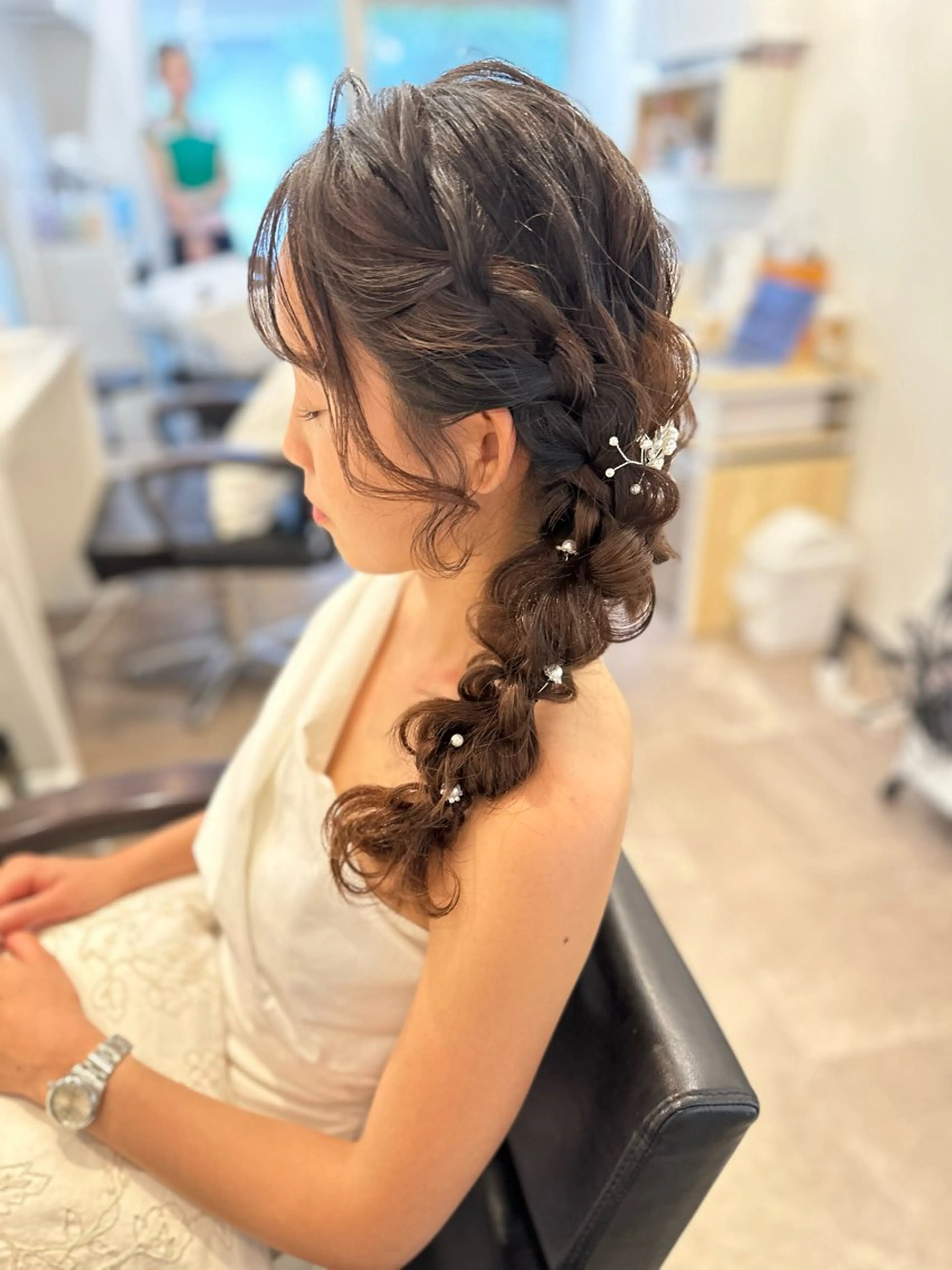 ヘアアレンジ ヘアセット marleeヘアセット&シャンプーブロー専門店所属・ヘアセット専門 🫧ARIANAのヘアスタイル
