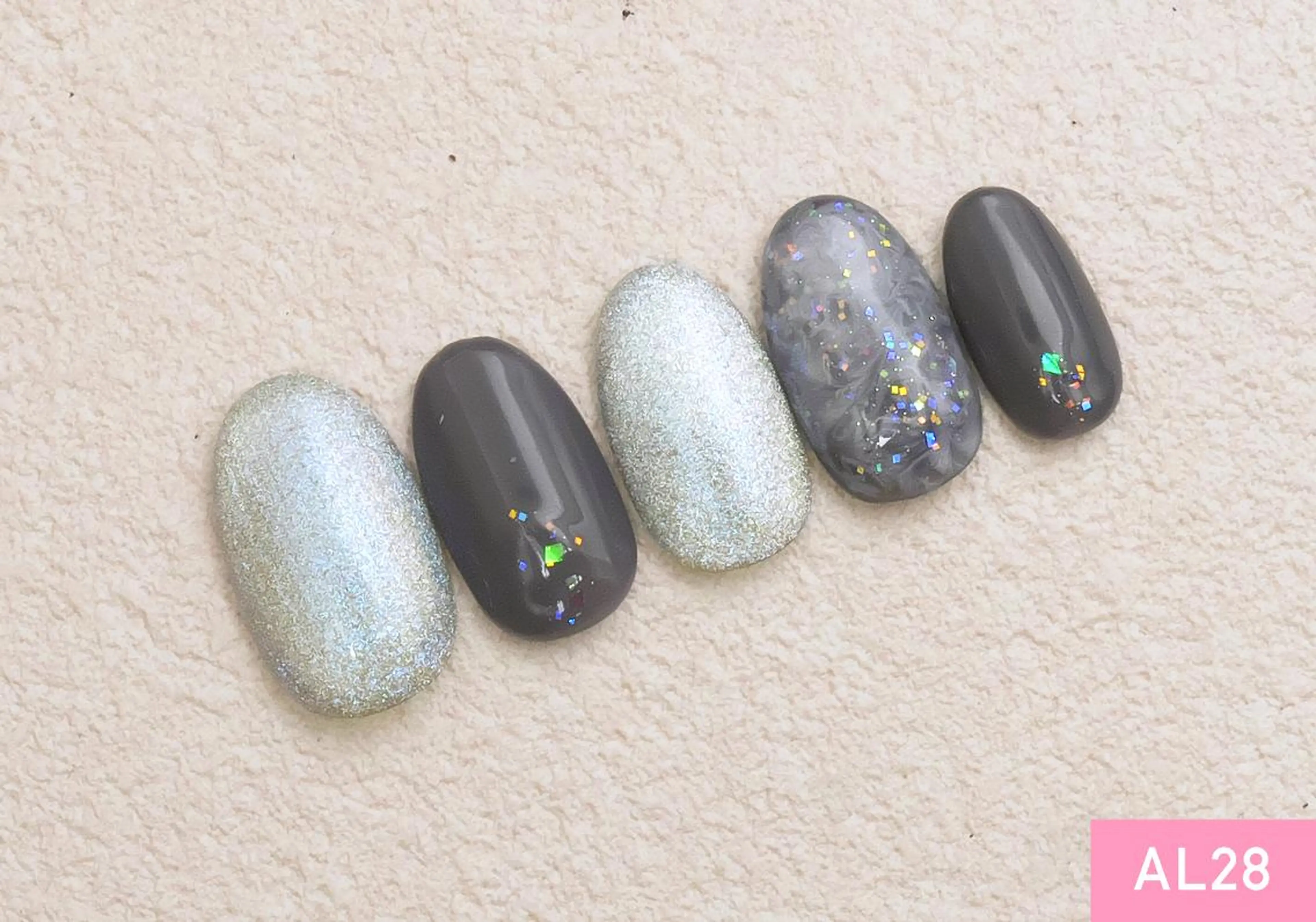 ネイル シルバー 新橋Nail あやののネイルデザイン