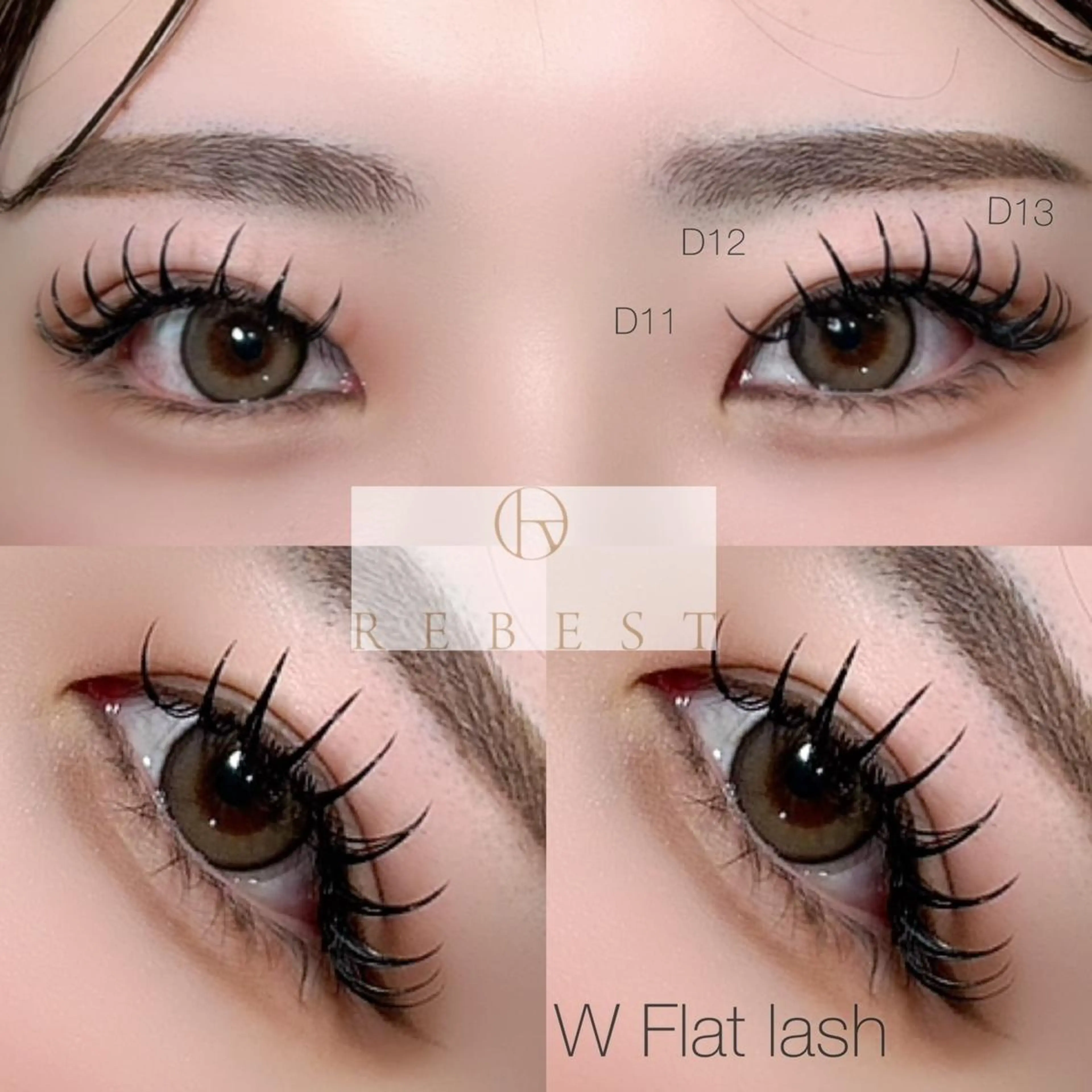 マツエク・マツパ 👁️eye京橋 REBESTのマツエク・マツパデザイン