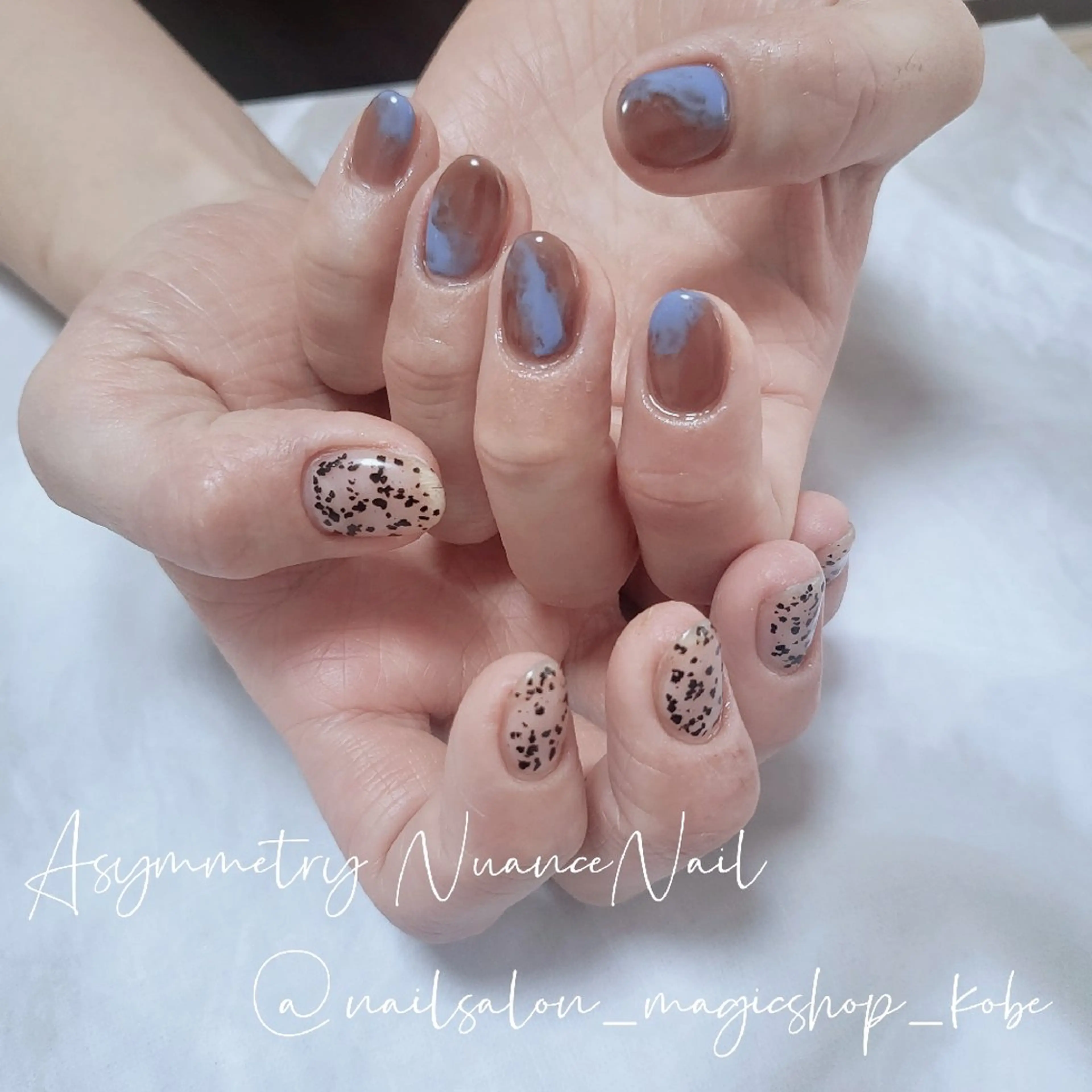 ネイル ジェルネイル おそろいネイル ワンカラーネイル シンプルネイル ソフトジェル ハンドネイル Nailsalon MagicShopのネイルデザイン